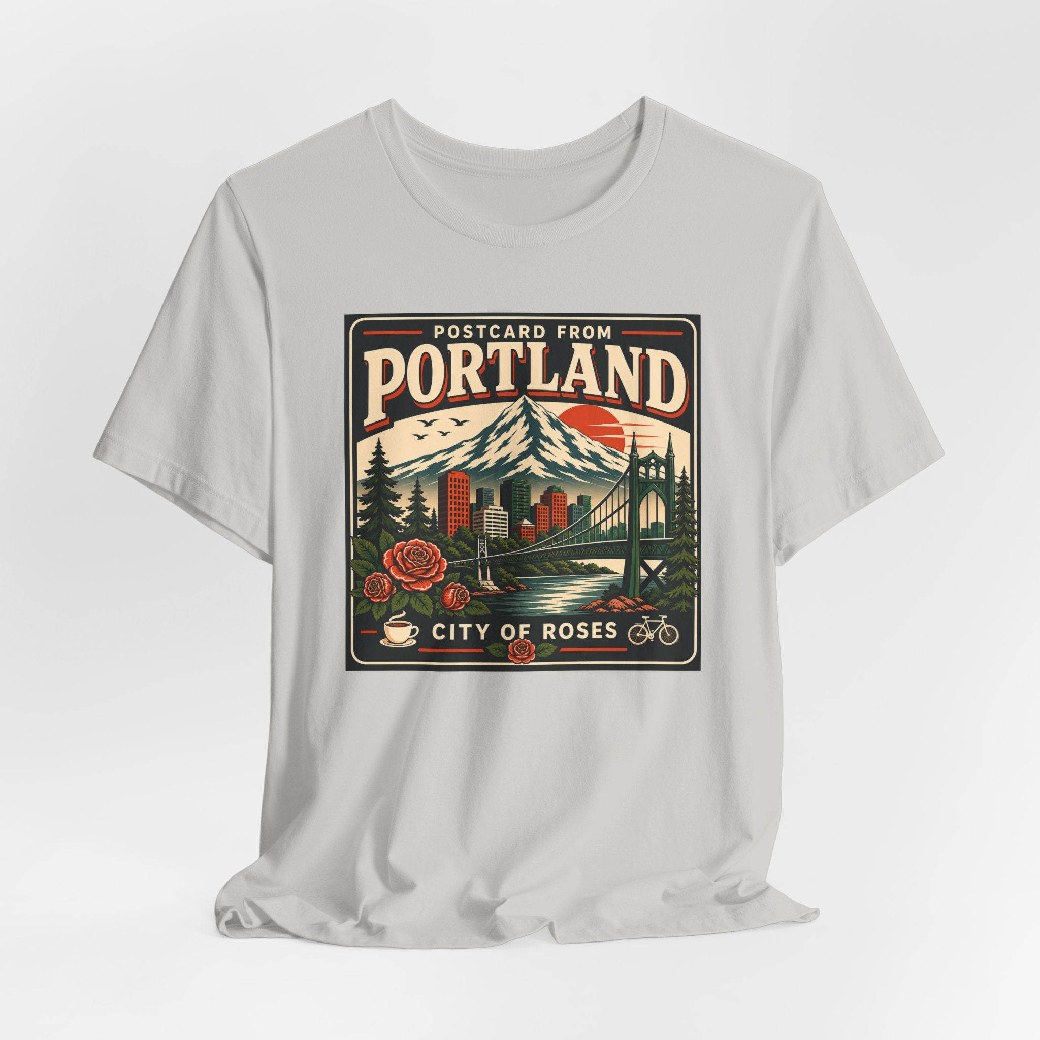 Postcard from Portland Short Sleeve Tee