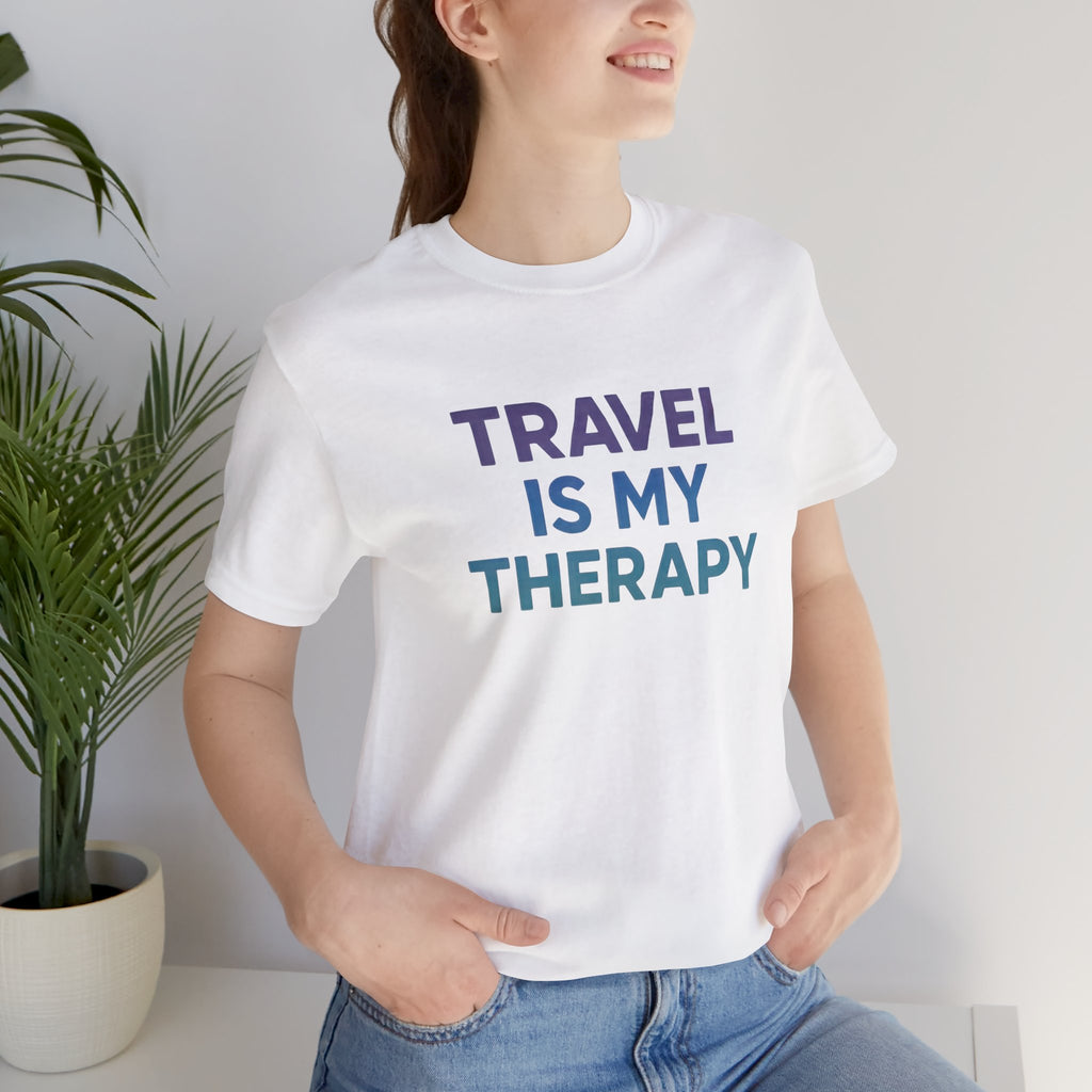 Travel is my Therapy Short Sleeve Tee