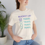 My Travel Bucket List Short Sleeve Tee
