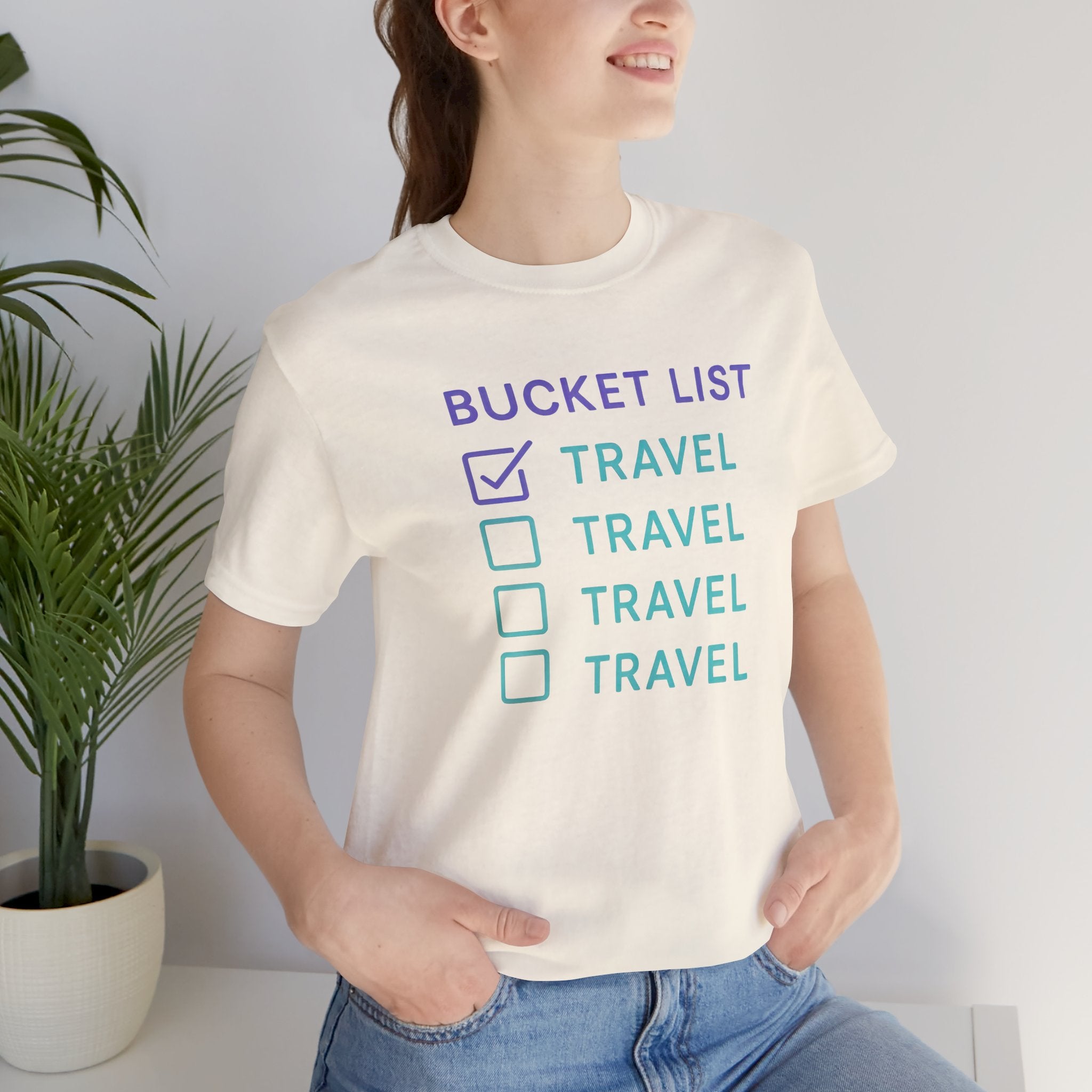 My Travel Bucket List Short Sleeve Tee
