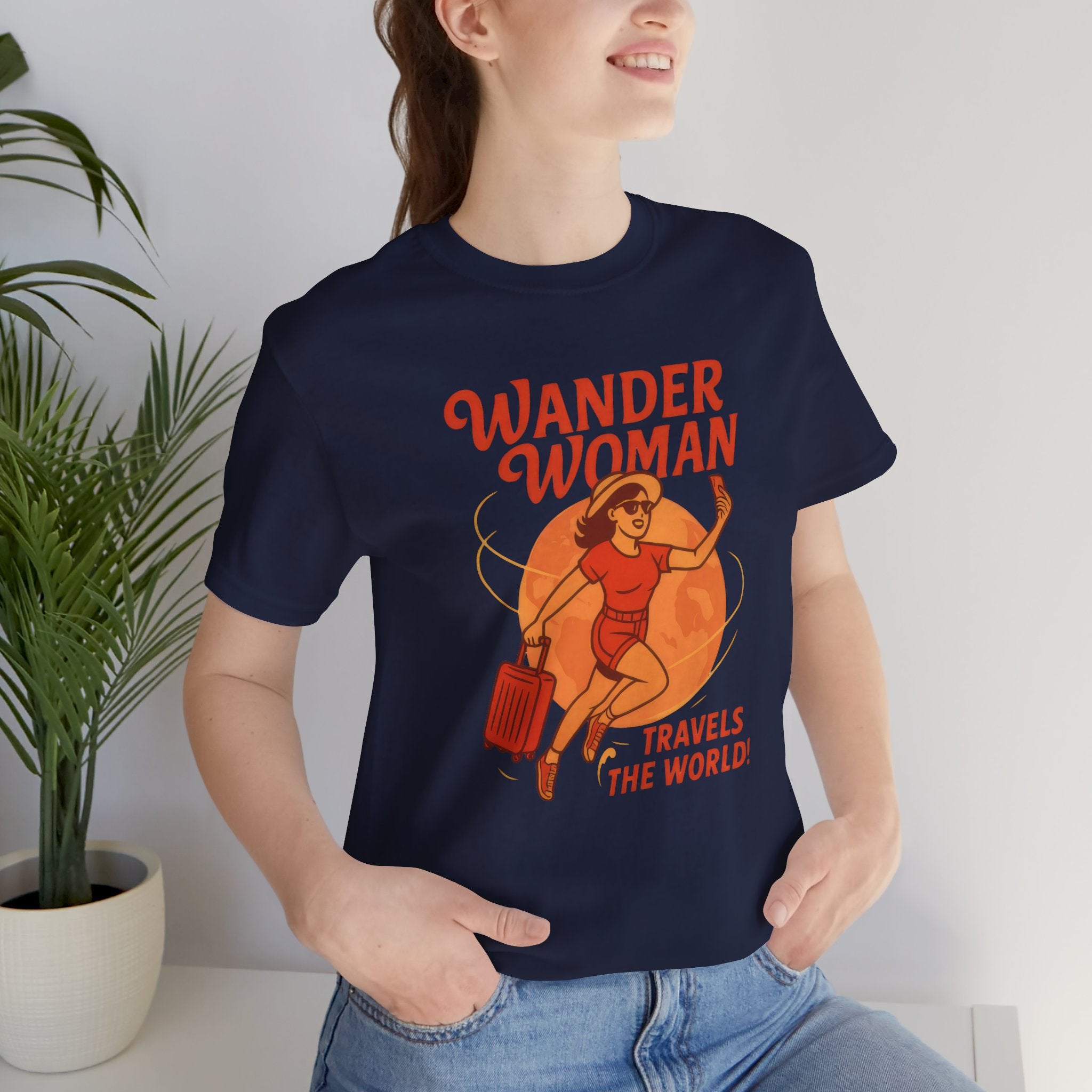 Wander Woman Travels the World Short Sleeve Tee