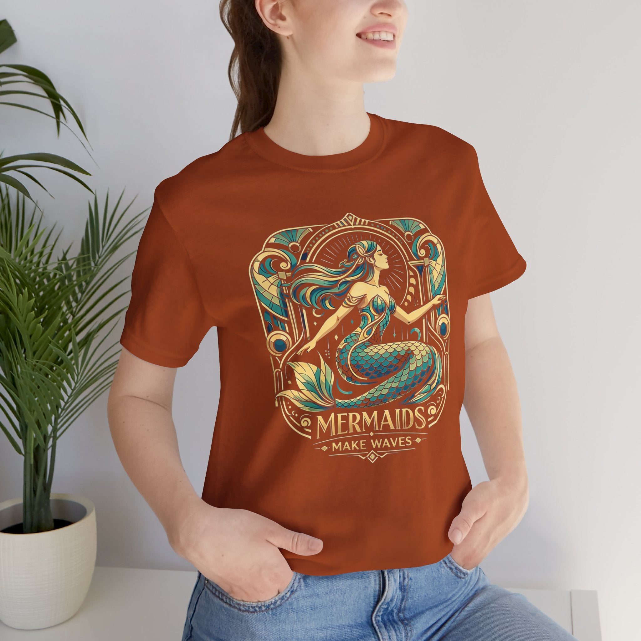 Mermaids Make Waves Short Sleeve Tee
