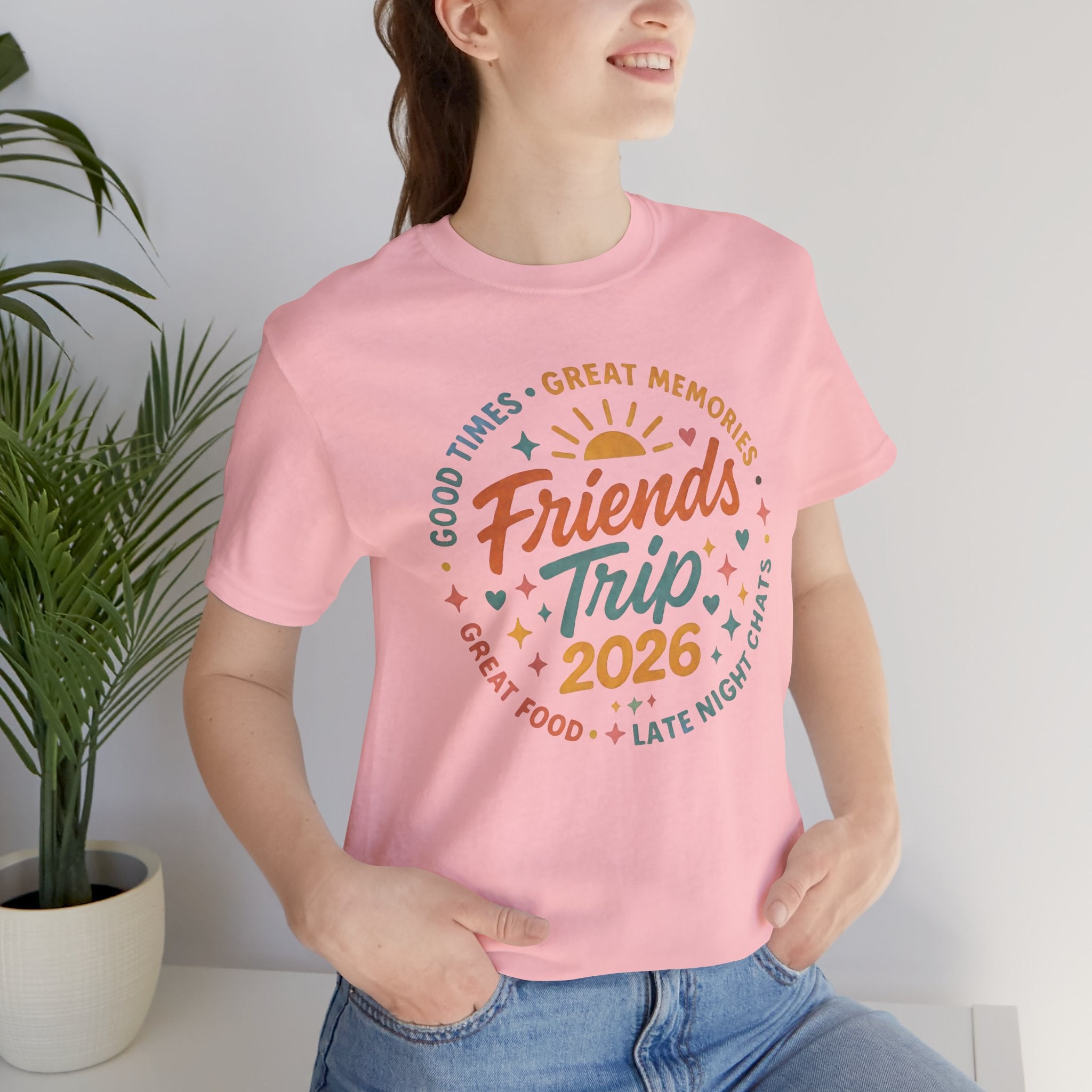 Friends Trip Fun Short Sleeve Tee
