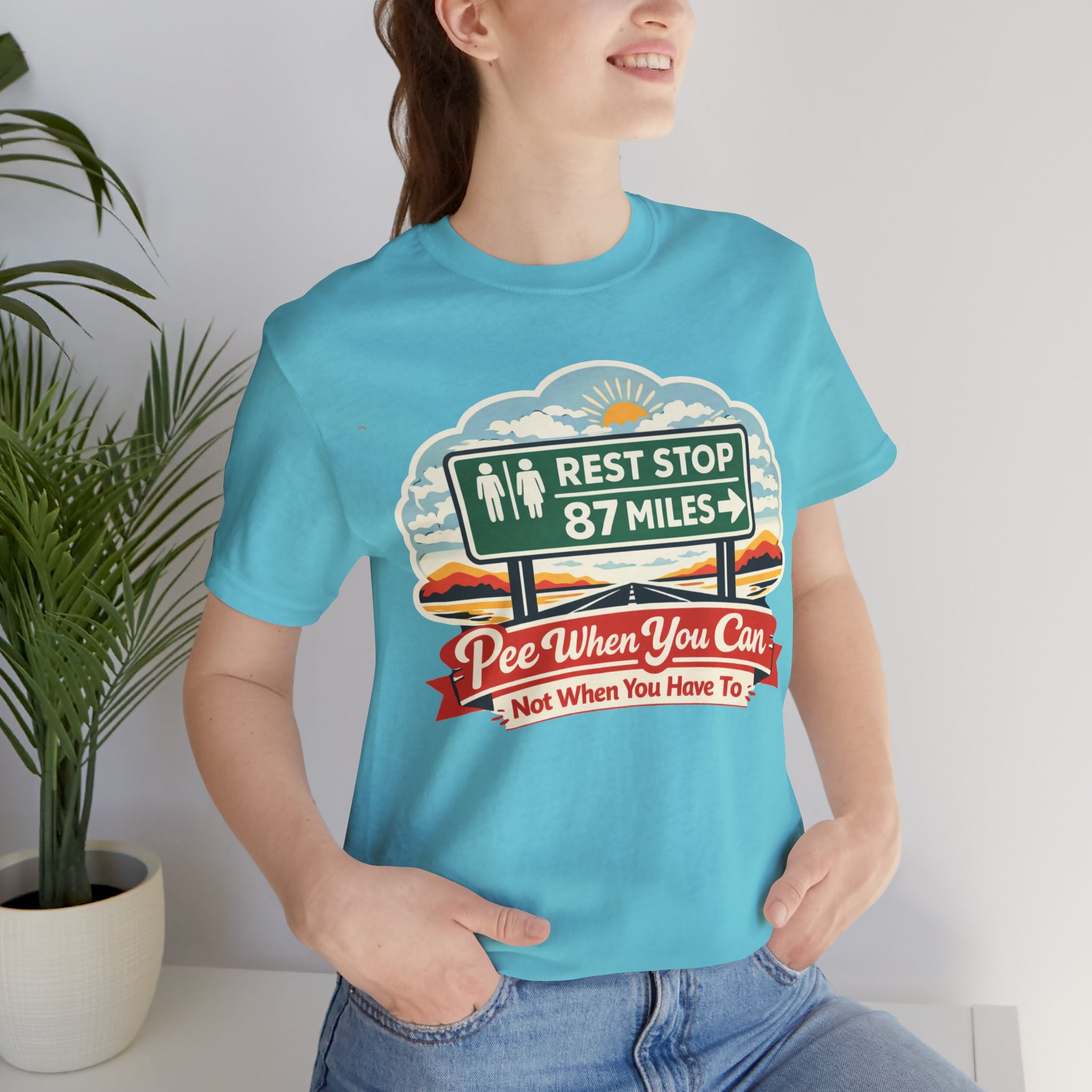 Rest Stop Caution Short Sleeve Tee