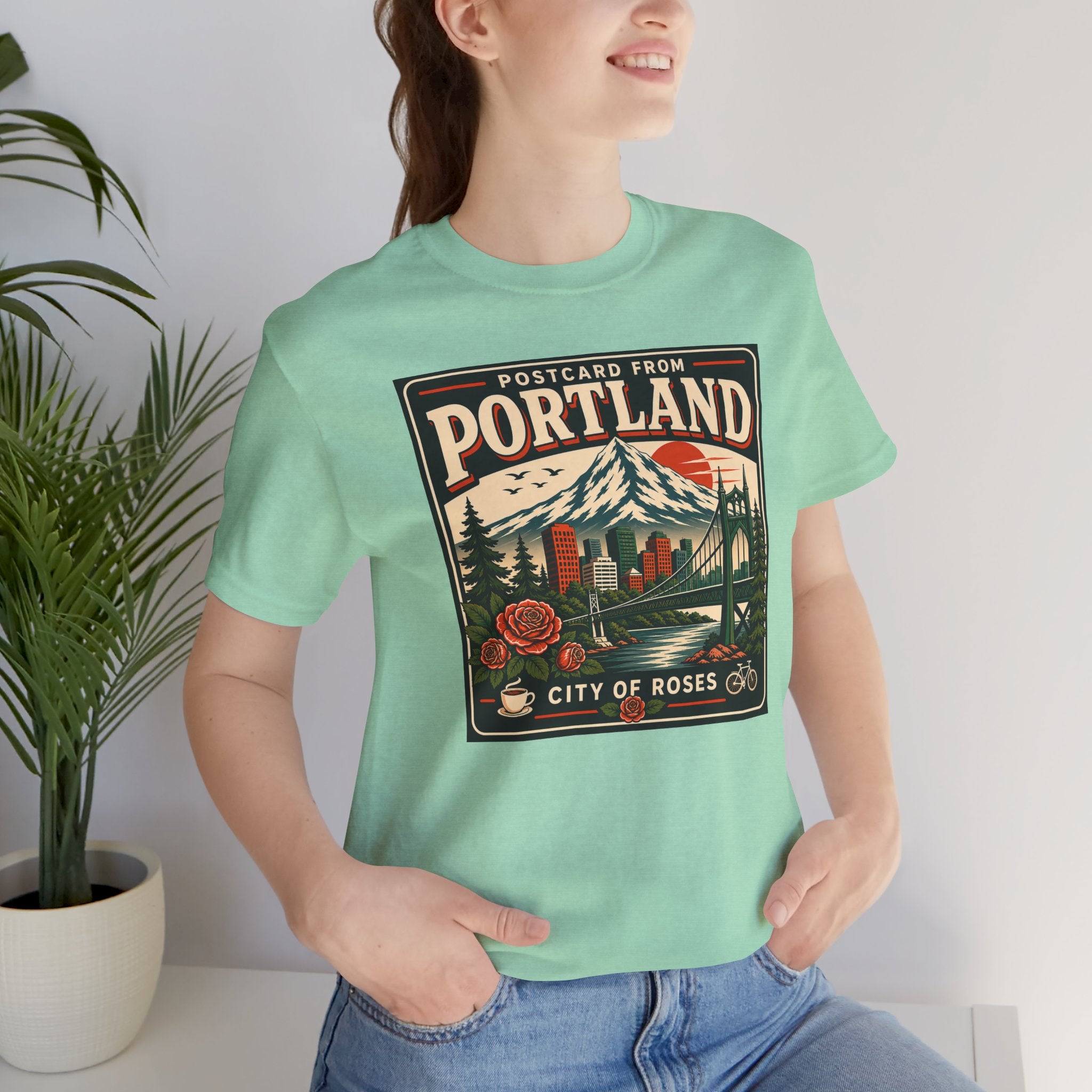 Postcard from Portland Short Sleeve Tee