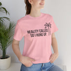 Reality Call Disconnect Short Sleeve Tee