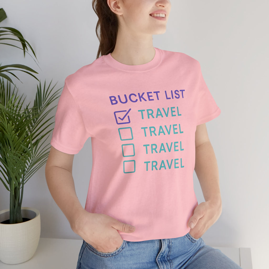 My Travel Bucket List Short Sleeve Tee