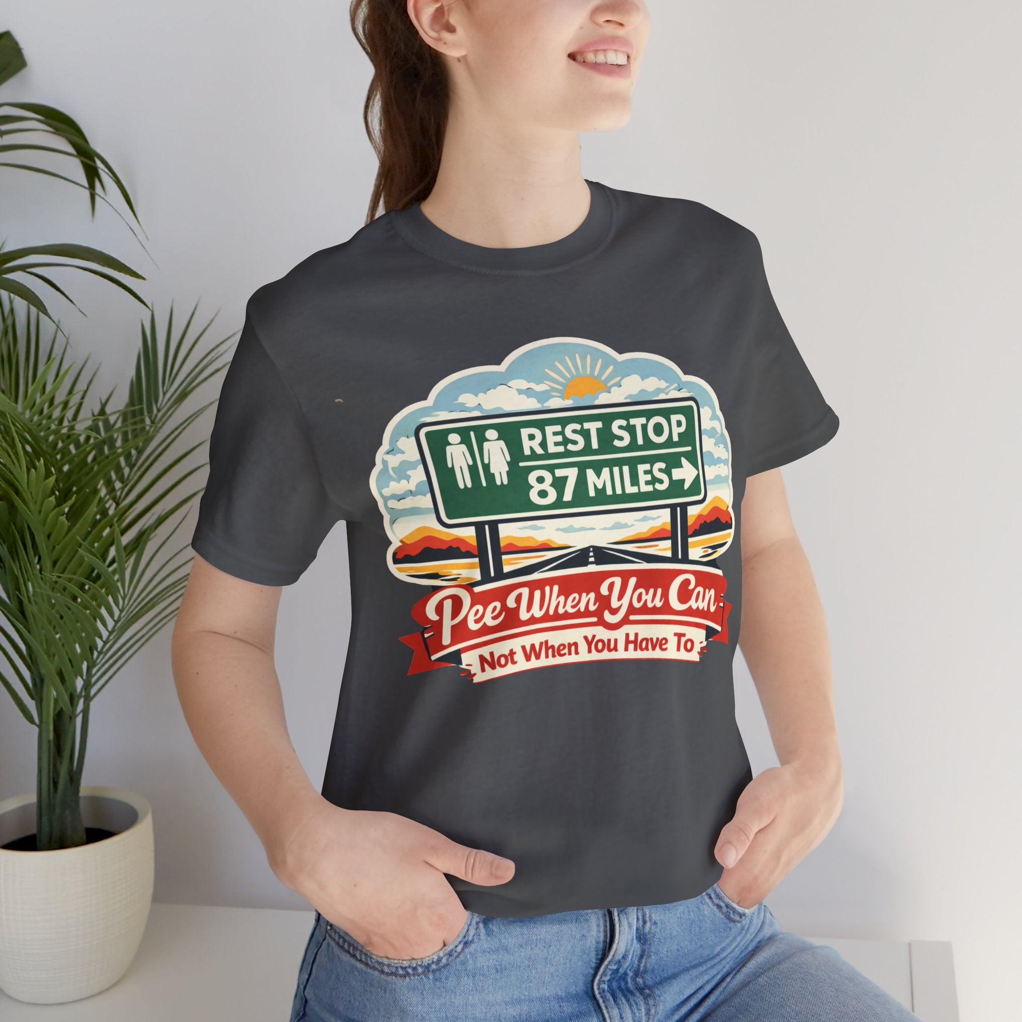 Rest Stop Caution Short Sleeve Tee