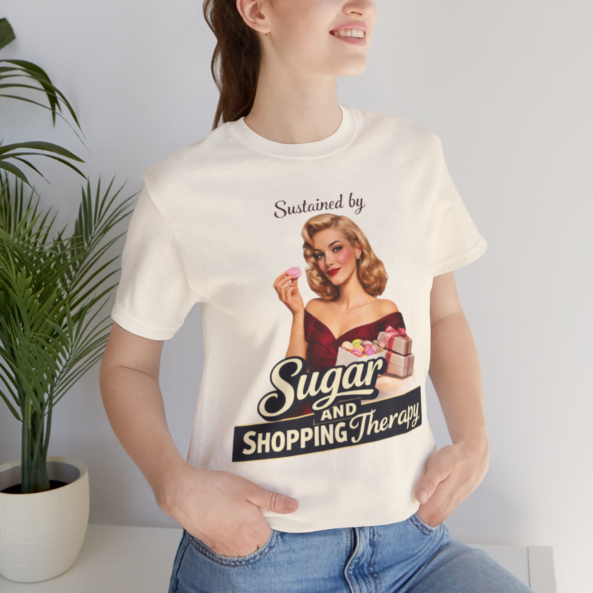 Sugar & Shopping Therapy Sleeve Tee
