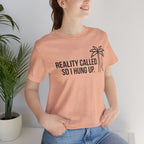 Reality Call Disconnect Short Sleeve Tee