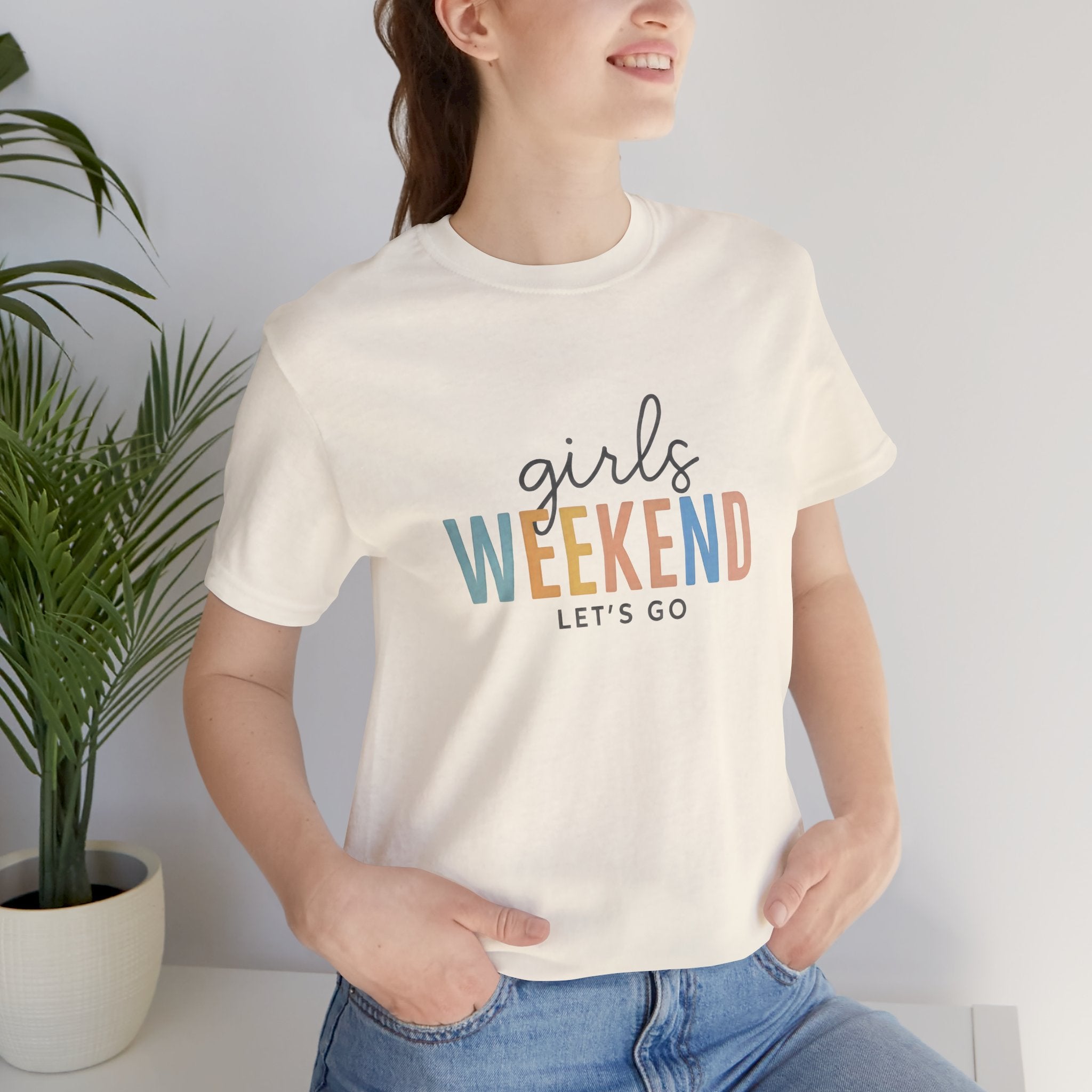 Girls Weekend Let's Go Short Sleeve Tee