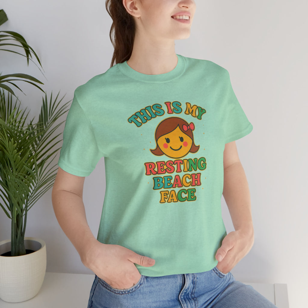 This is My Resting Beach Face Short Sleeve Tee
