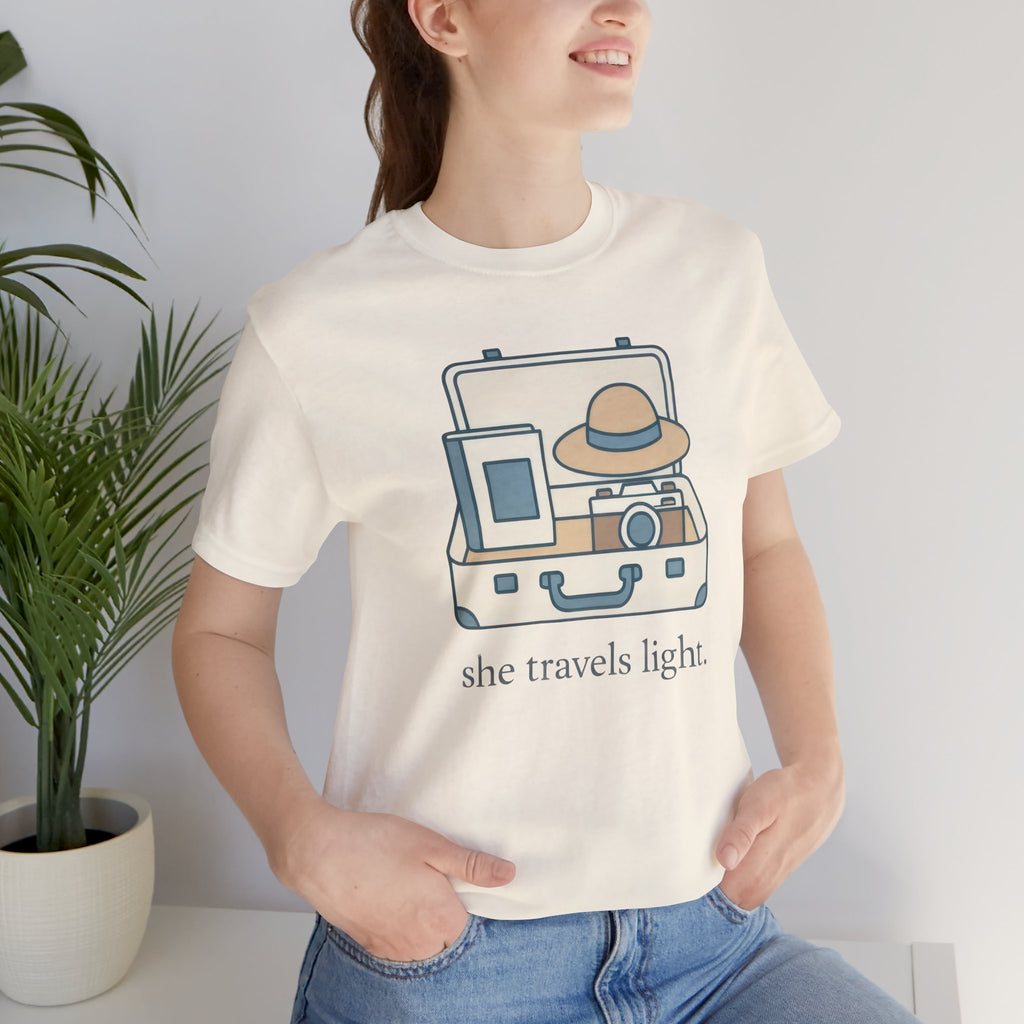 She Travels Light Short Sleeve Tee