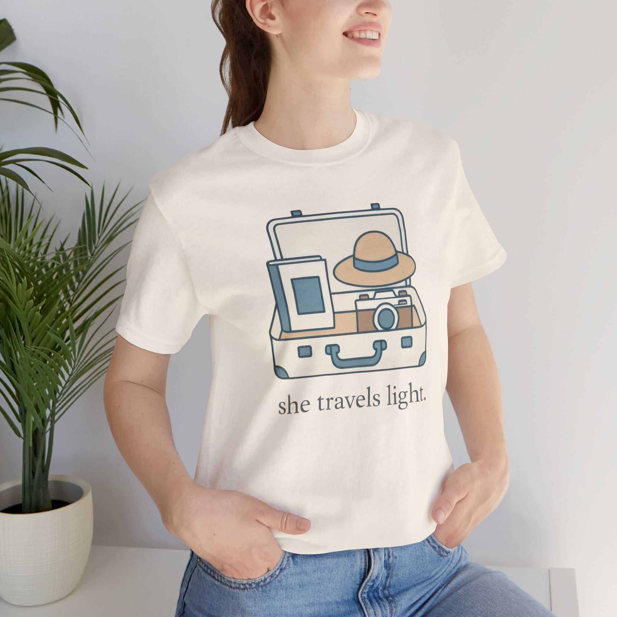 She Travels Light Short Sleeve Tee