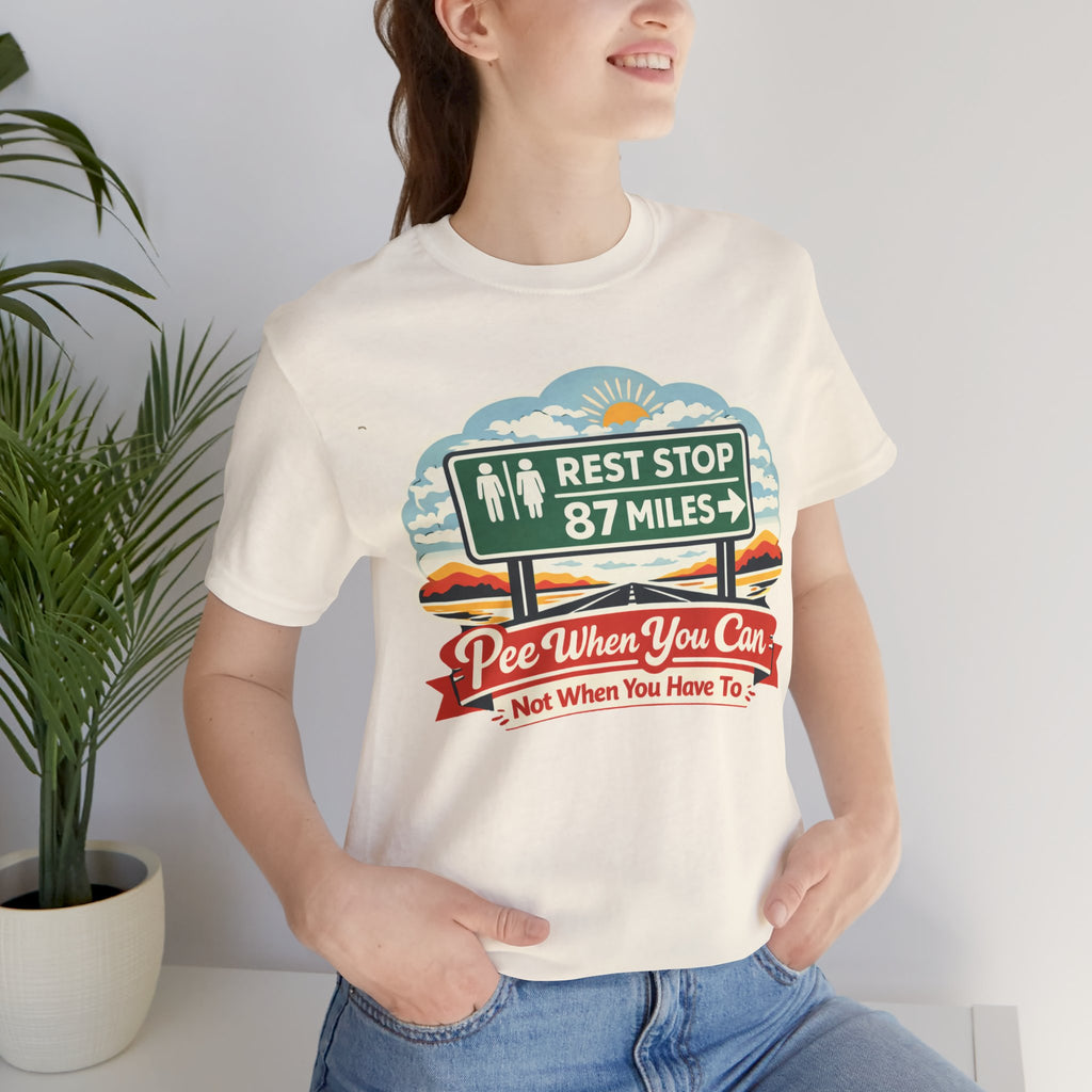 Rest Stop Caution Short Sleeve Tee