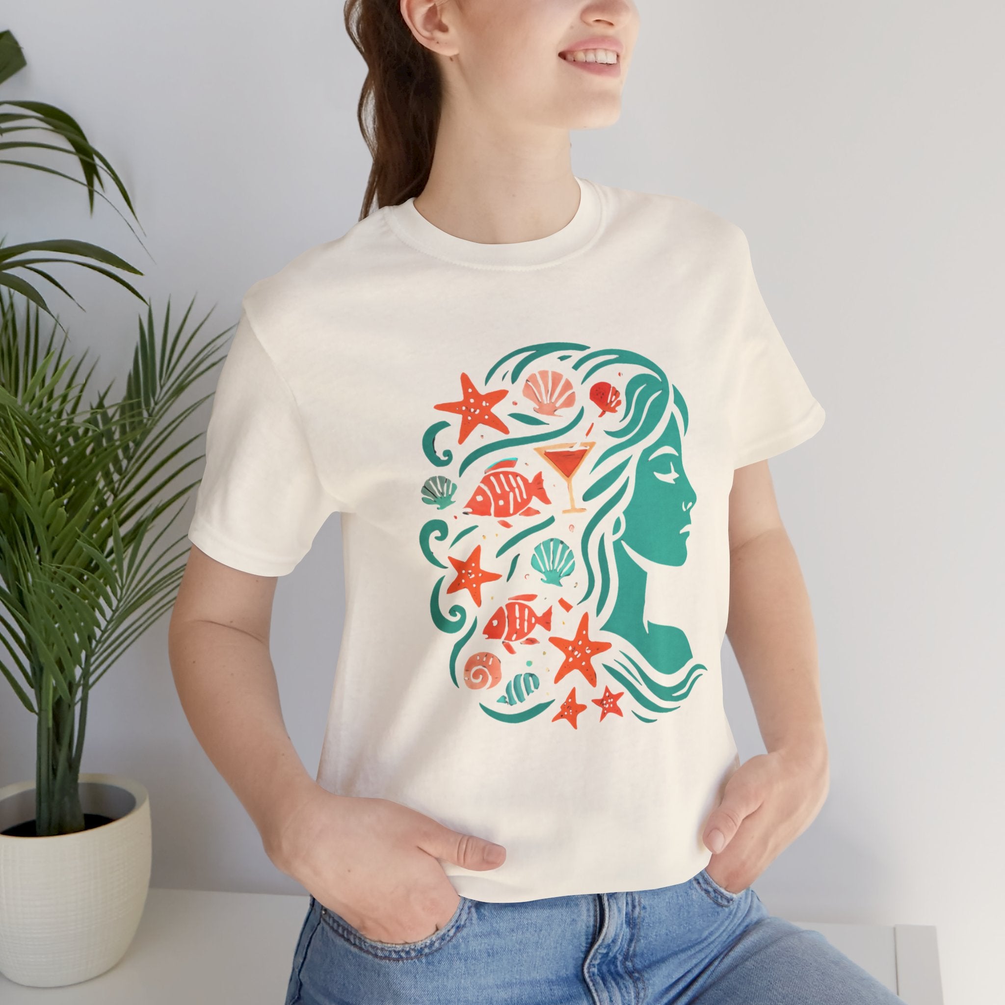 Magical Beach Lady Short Sleeve Tee