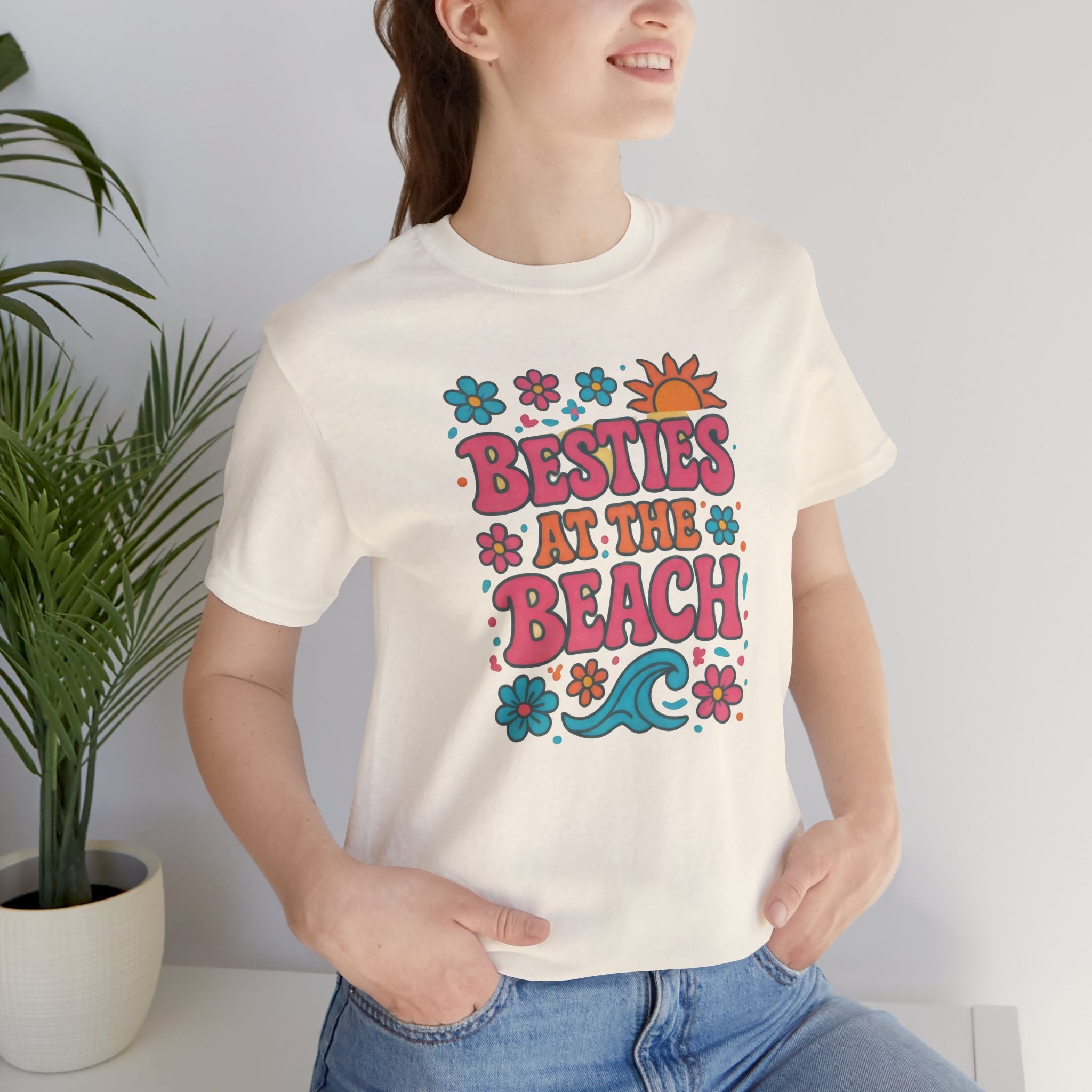 Besties at the Beach Short Sleeve Tee