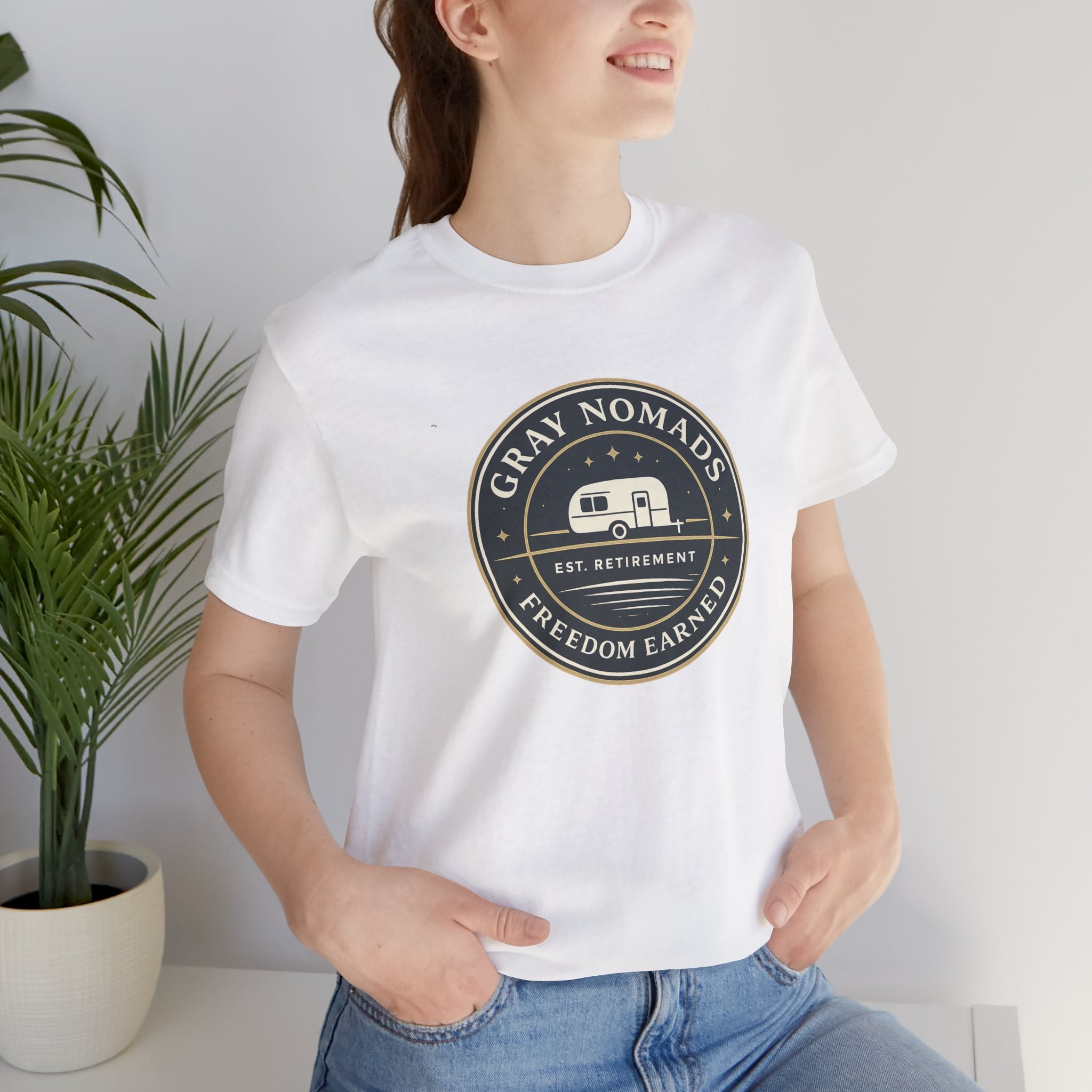 Gray Nomads Freedom Earned Short Sleeve Tee
