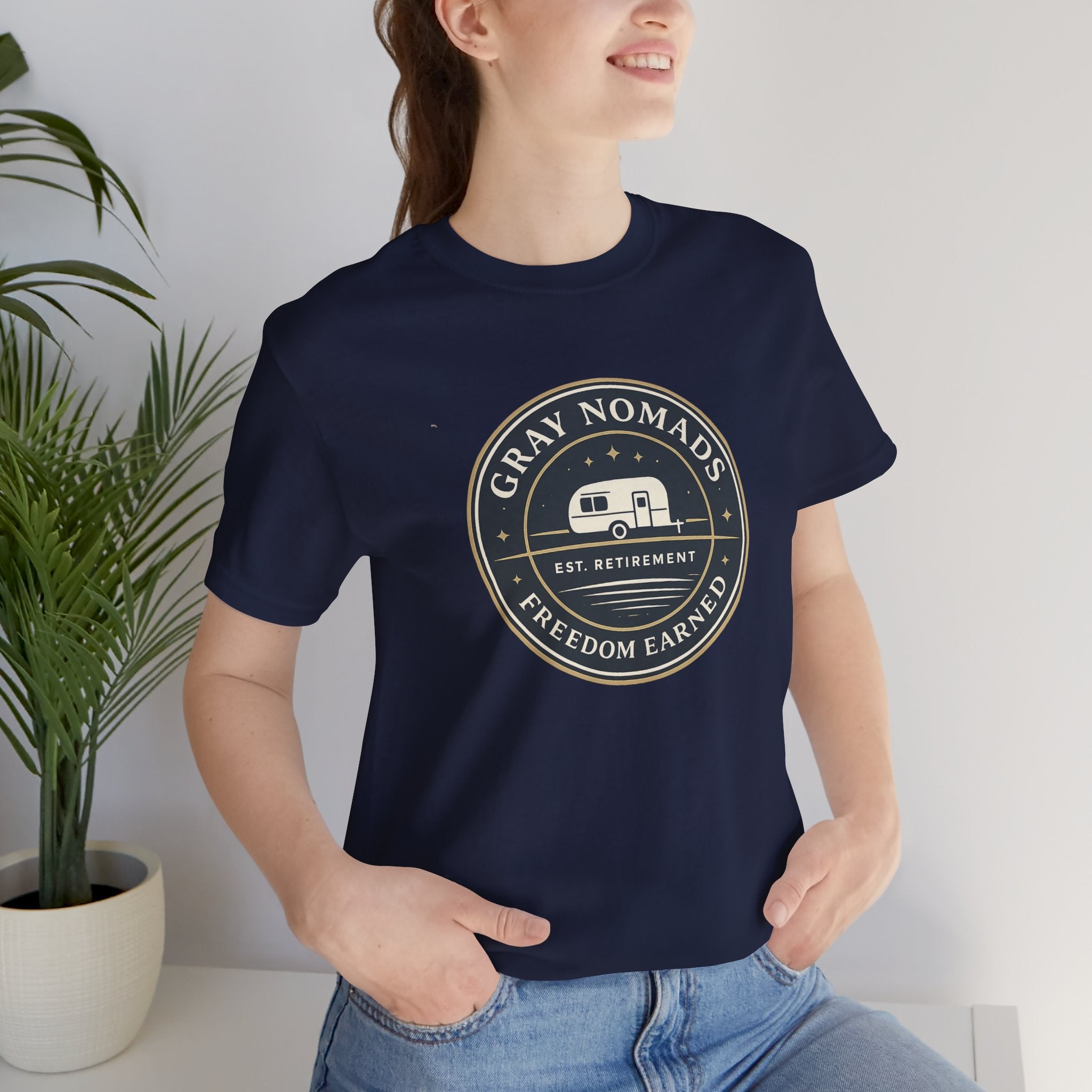 Gray Nomads Freedom Earned Short Sleeve Tee