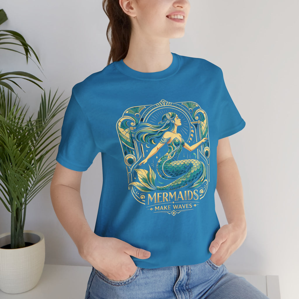 Mermaids Make Waves Short Sleeve Tee