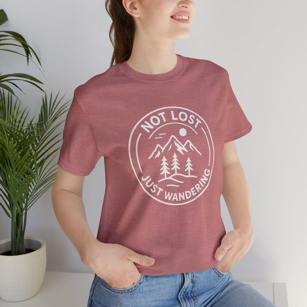 Not Lost Just Wandering Short Sleeve Tee