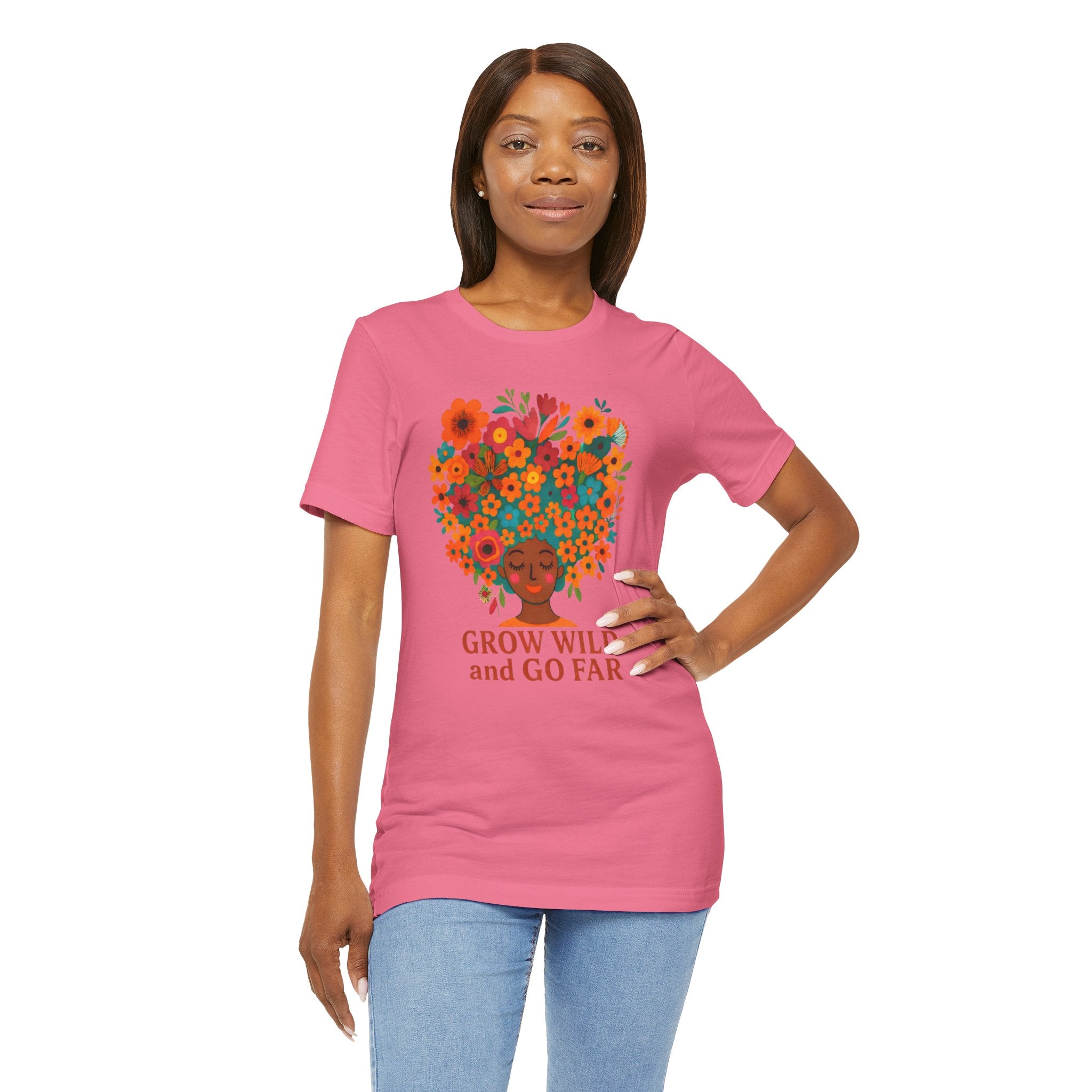 Grow Wild and Go Far, Girl Short Sleeve Tee