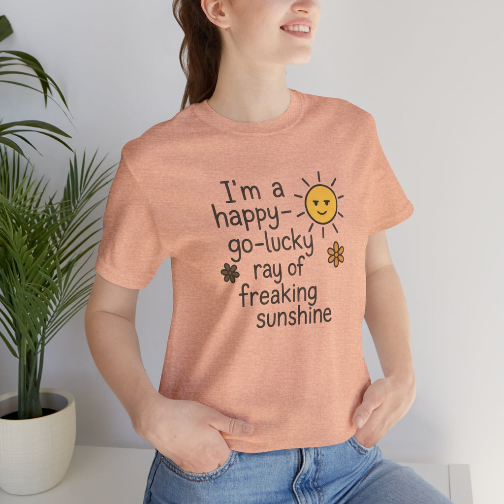Happy-Go-Lucky Sunshine Short Sleeve Tee