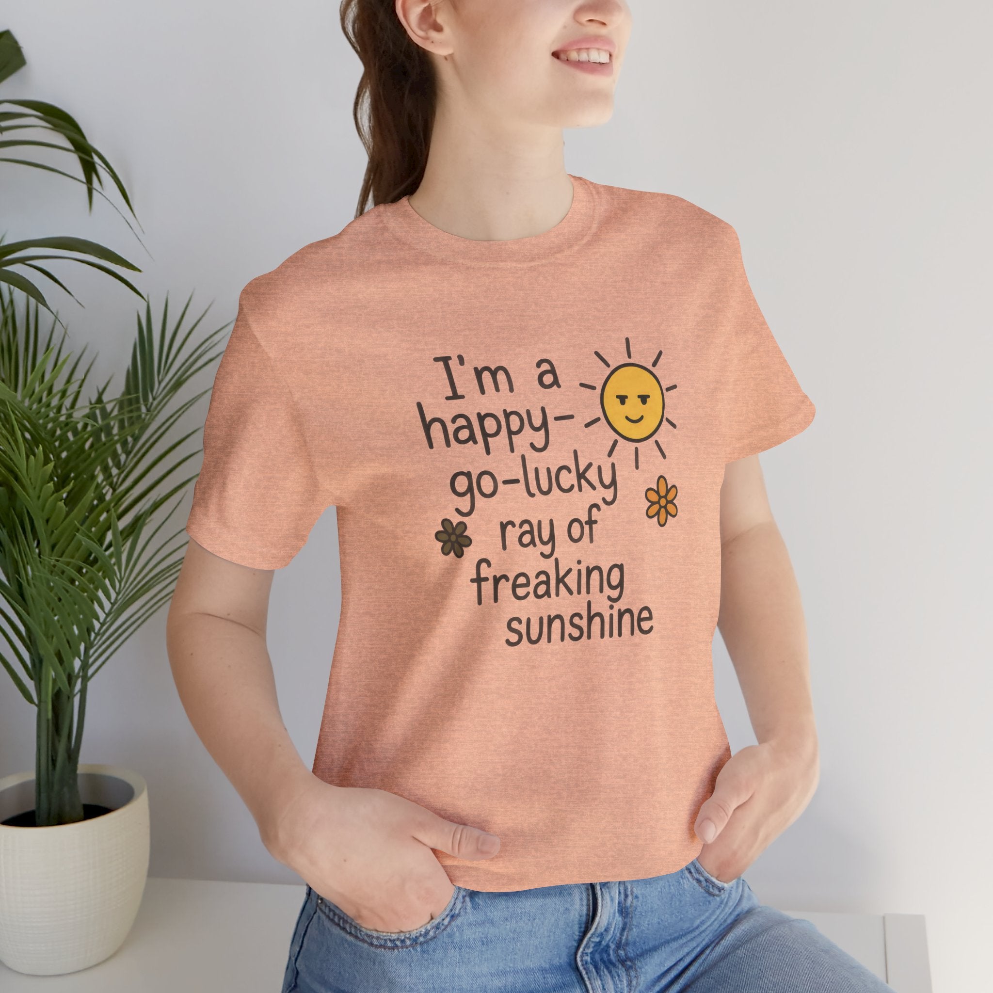 Happy-Go-Lucky Sunshine Short Sleeve Tee