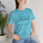 I Heart Travel Therapy Short Sleeve Tee