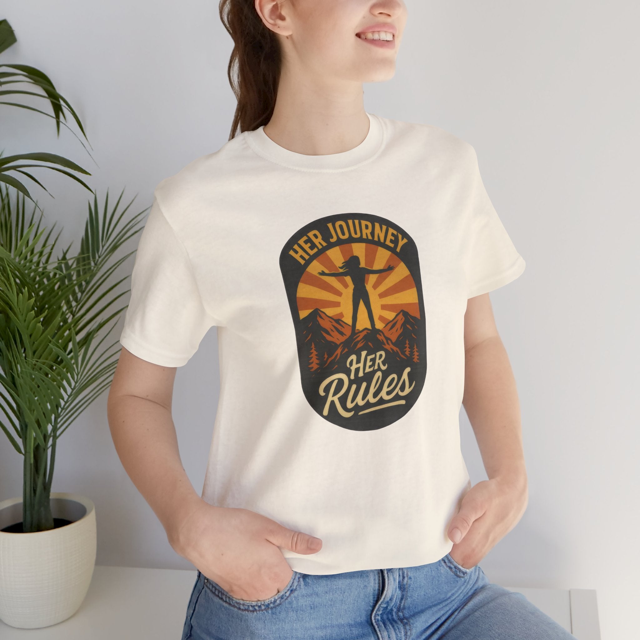 Her Journey Her Rules Short Sleeve Tee