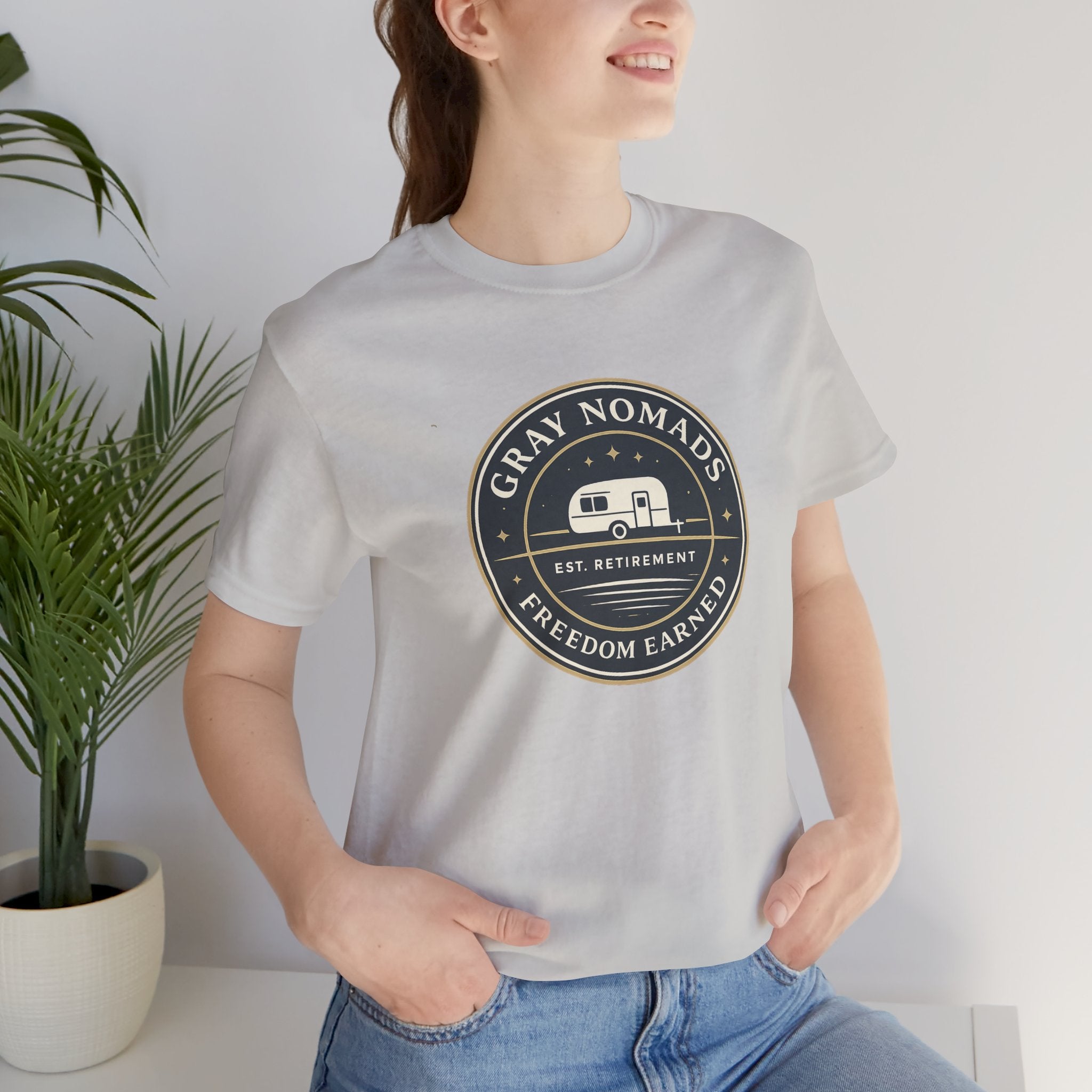Gray Nomads Freedom Earned Short Sleeve Tee