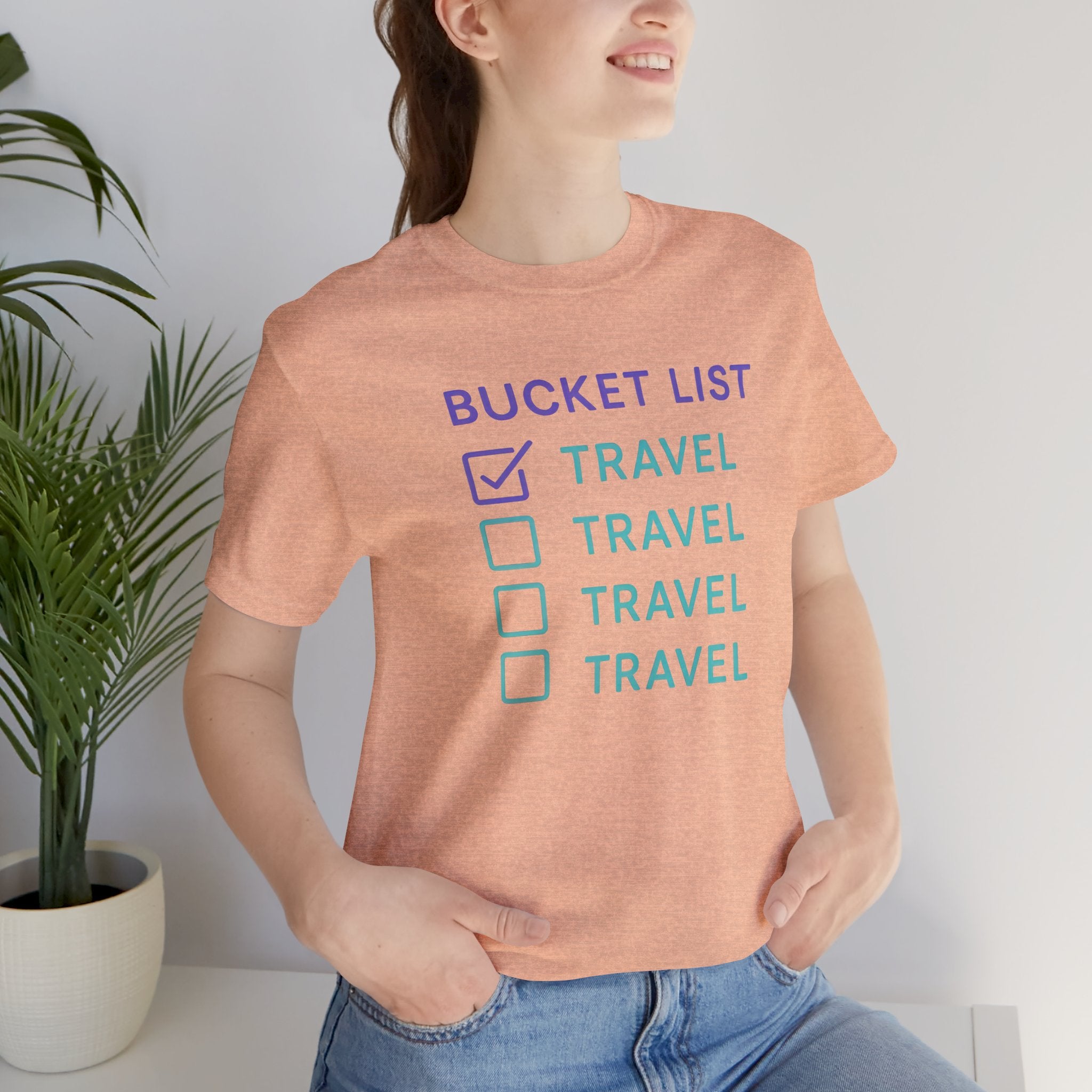 My Travel Bucket List Short Sleeve Tee
