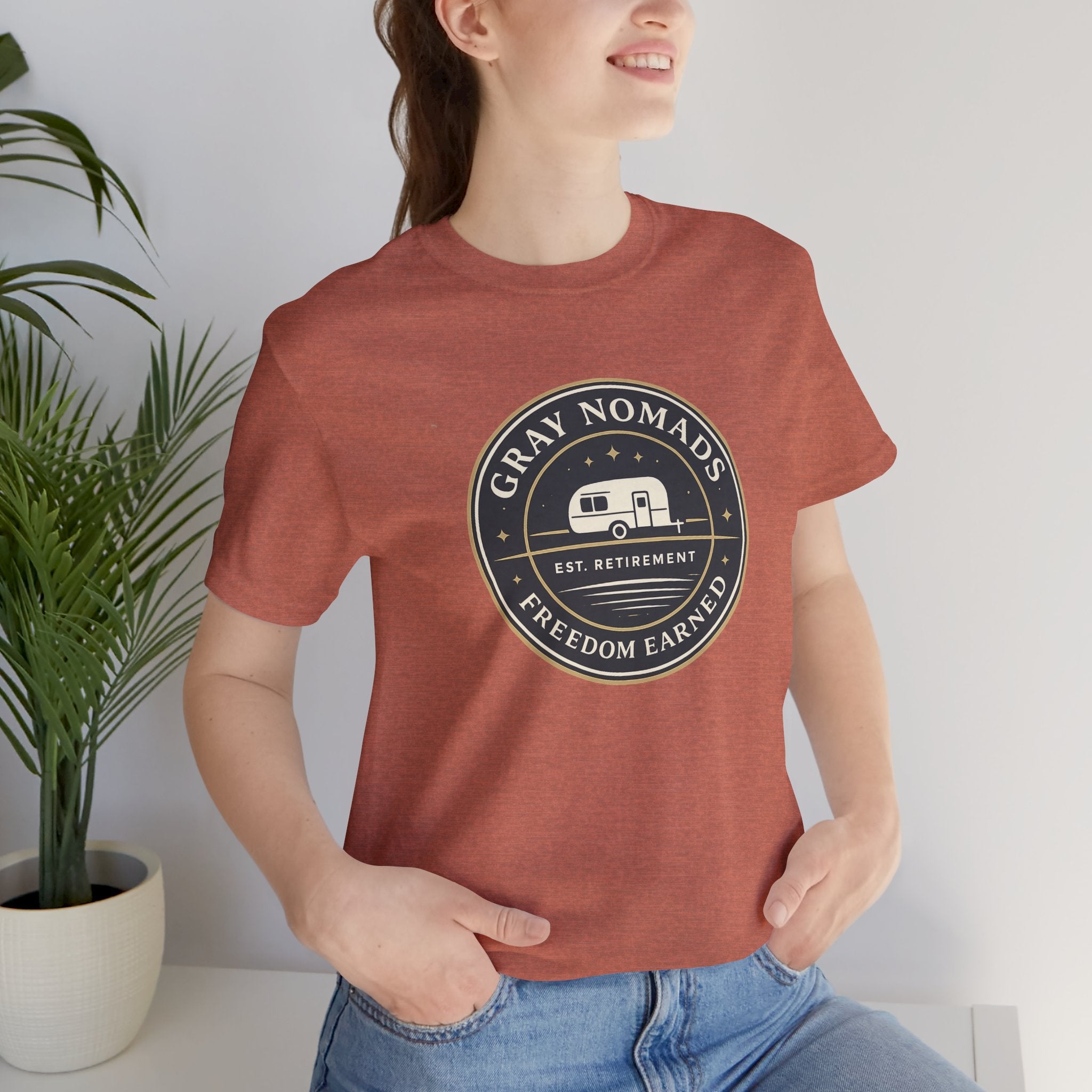 Gray Nomads Freedom Earned Short Sleeve Tee