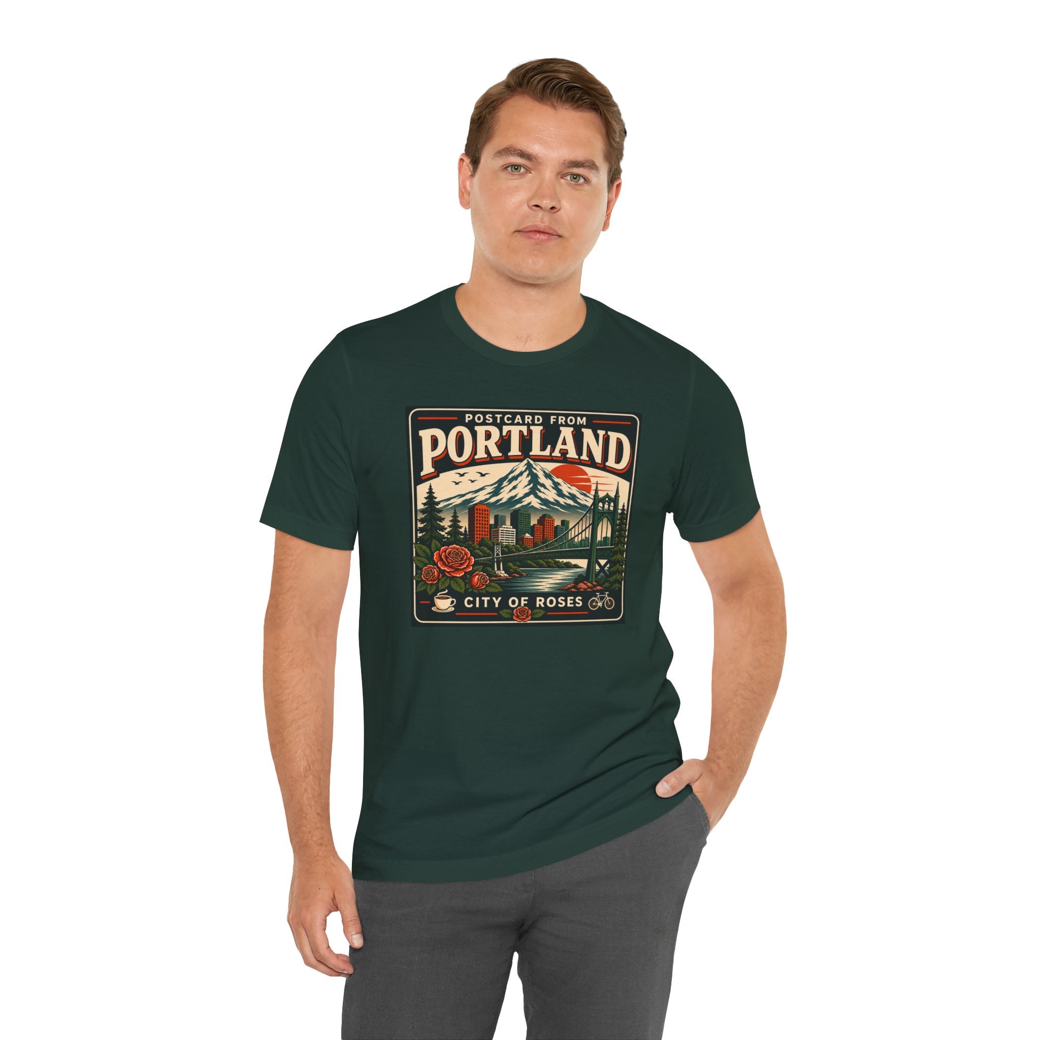 Postcard from Portland Short Sleeve Tee