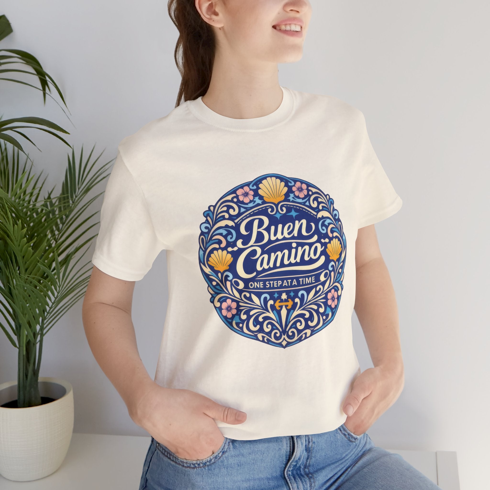 Buen Camino One Step at a Time Short Sleeve Tee