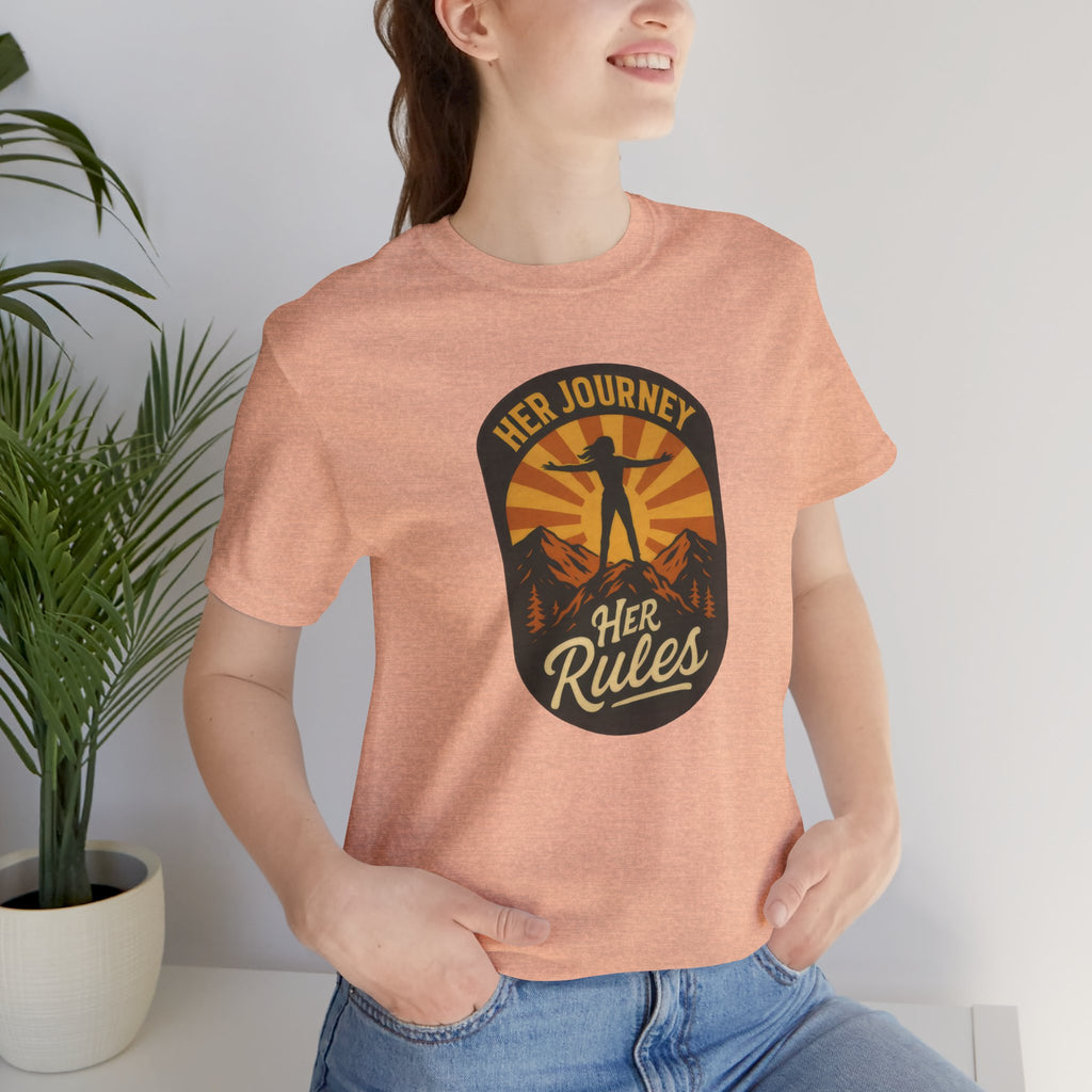Her Journey Her Rules Short Sleeve Tee