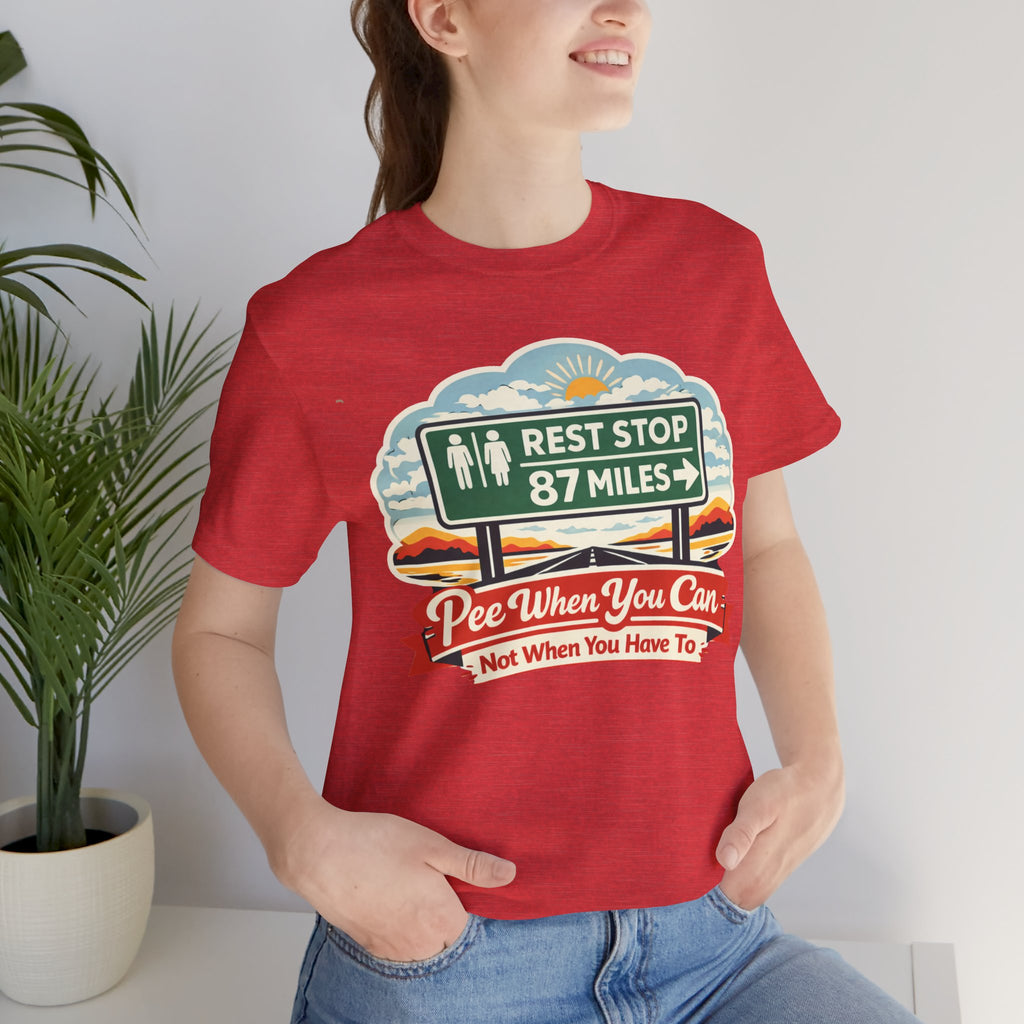 Rest Stop Caution Short Sleeve Tee