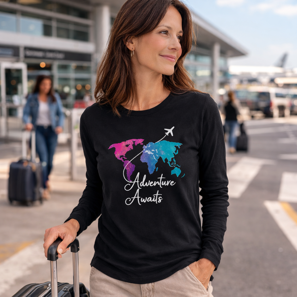 Adventure Awaits You Long Sleeve Tee