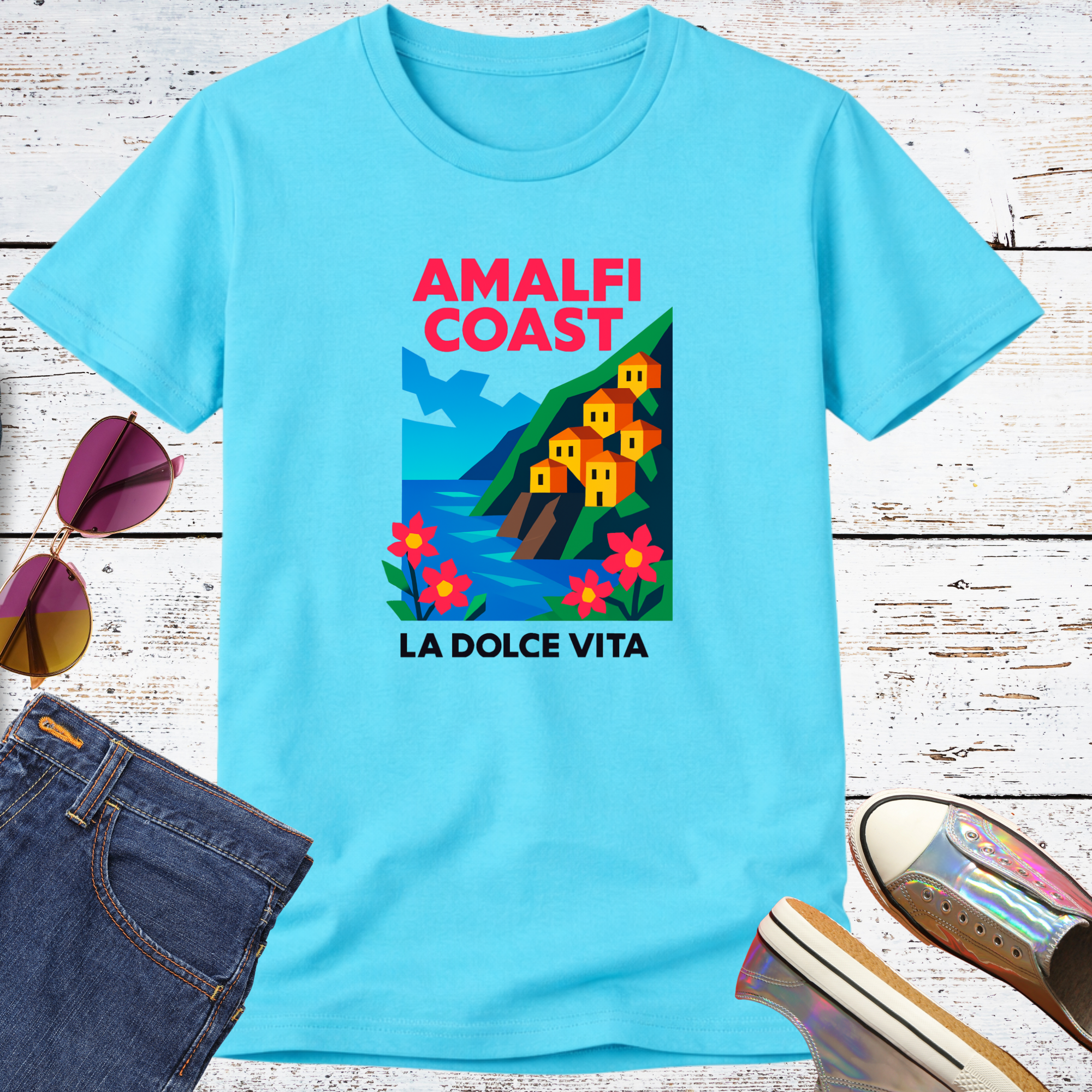 Amalfi Escape Short Sleeve Tee