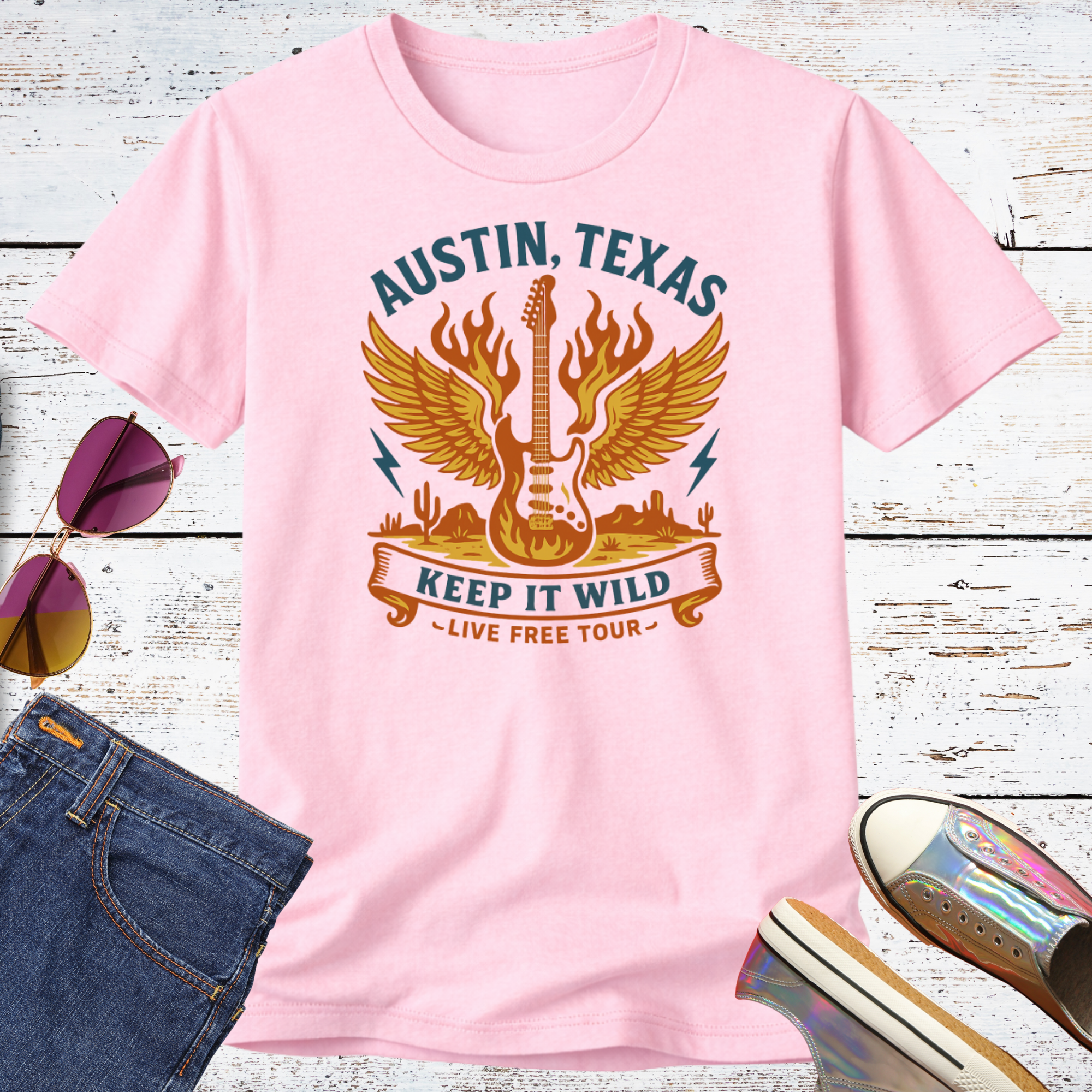 Austin Keep It Wild Short Sleeve Tee