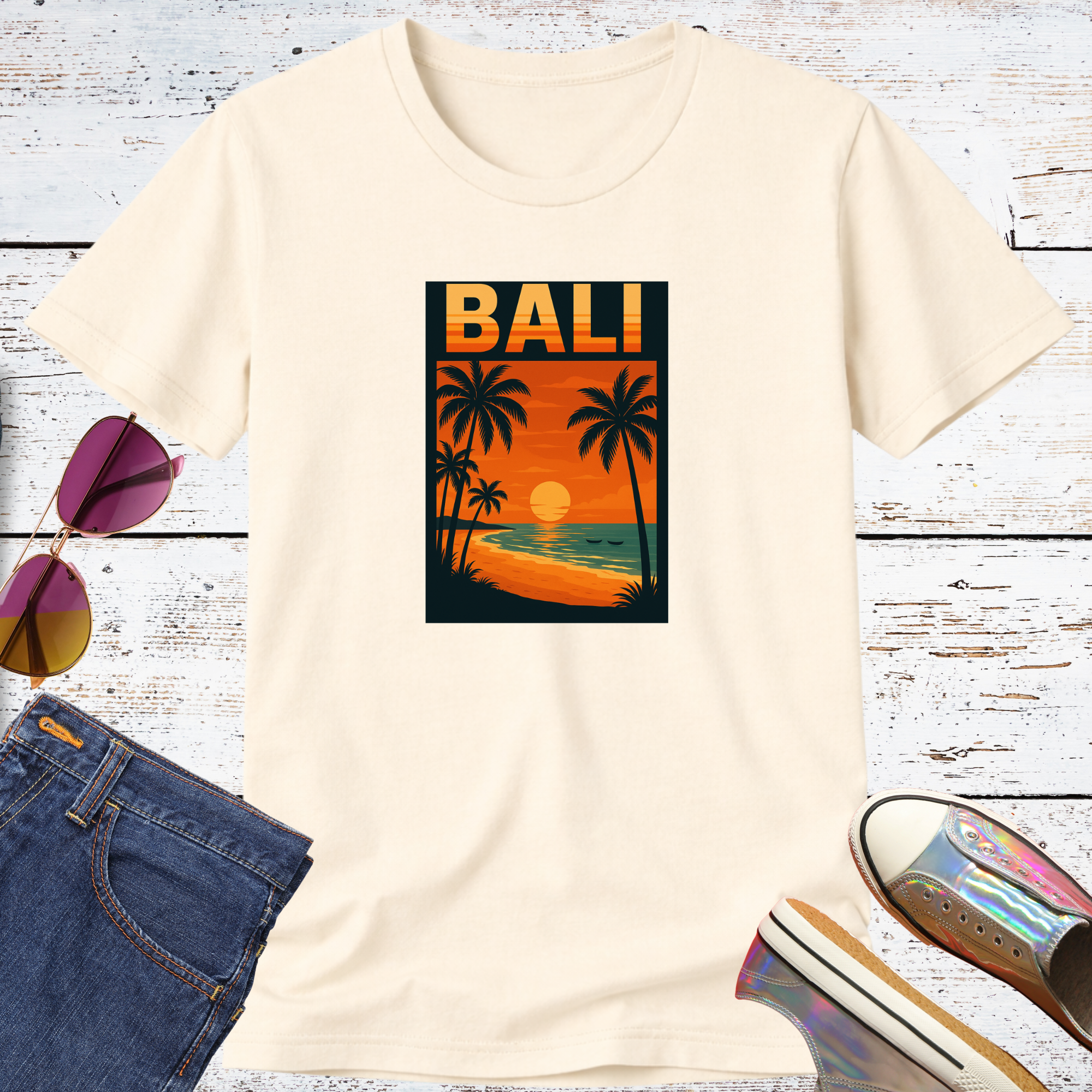 Bali Sunset Short Sleeve Tee