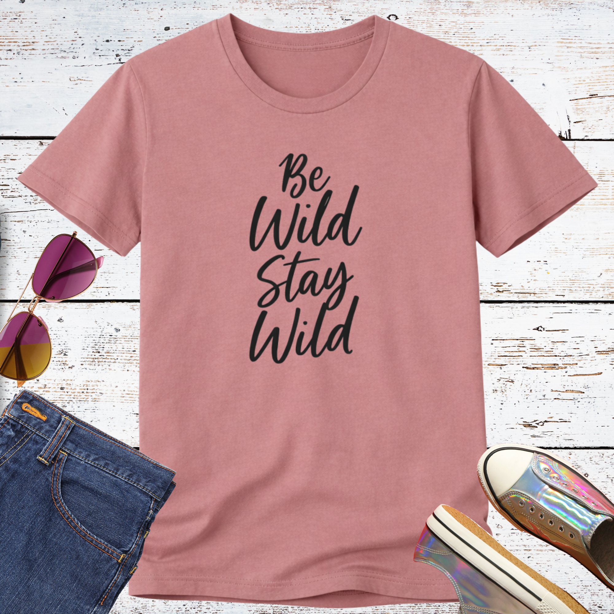 Be Wild Stay Wild Short Sleeve Tee