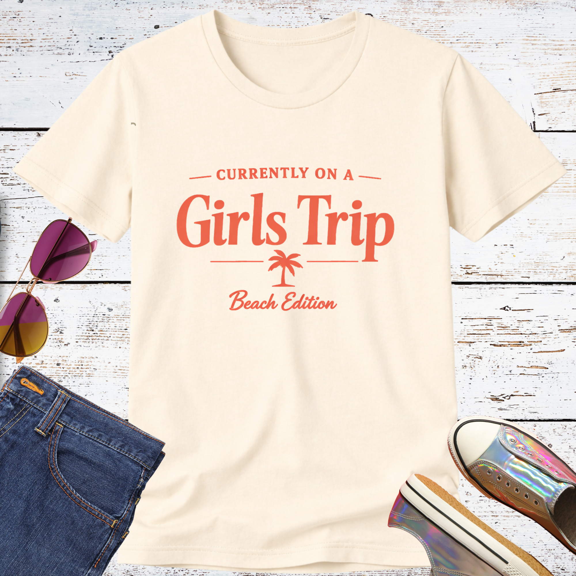 Beach Edition Girls Trip Short Sleeve Tee
