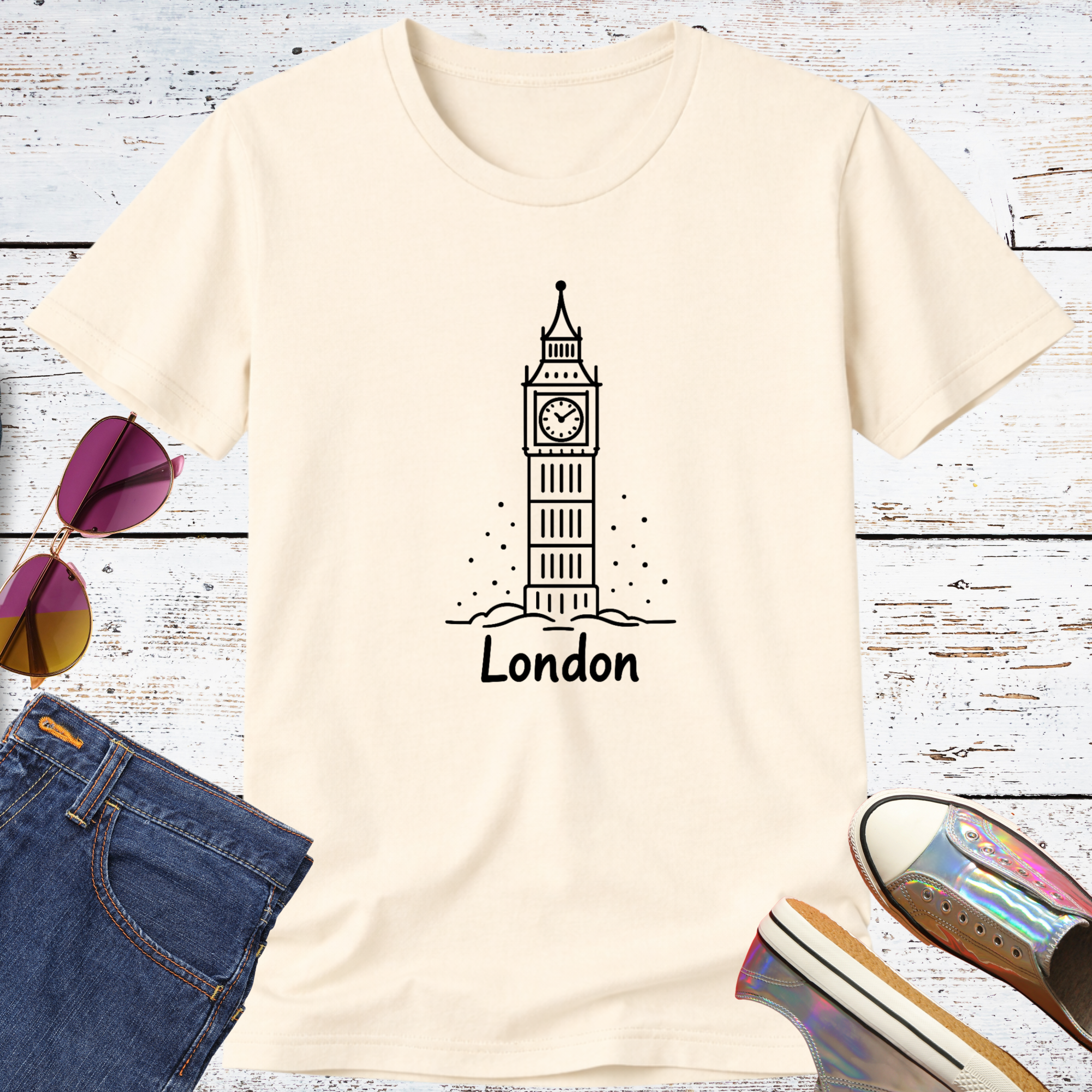 London's Big Ben Short Sleeve Tee