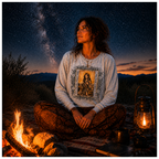 The Road Knows Mystical Tarot Long Sleeve Tee