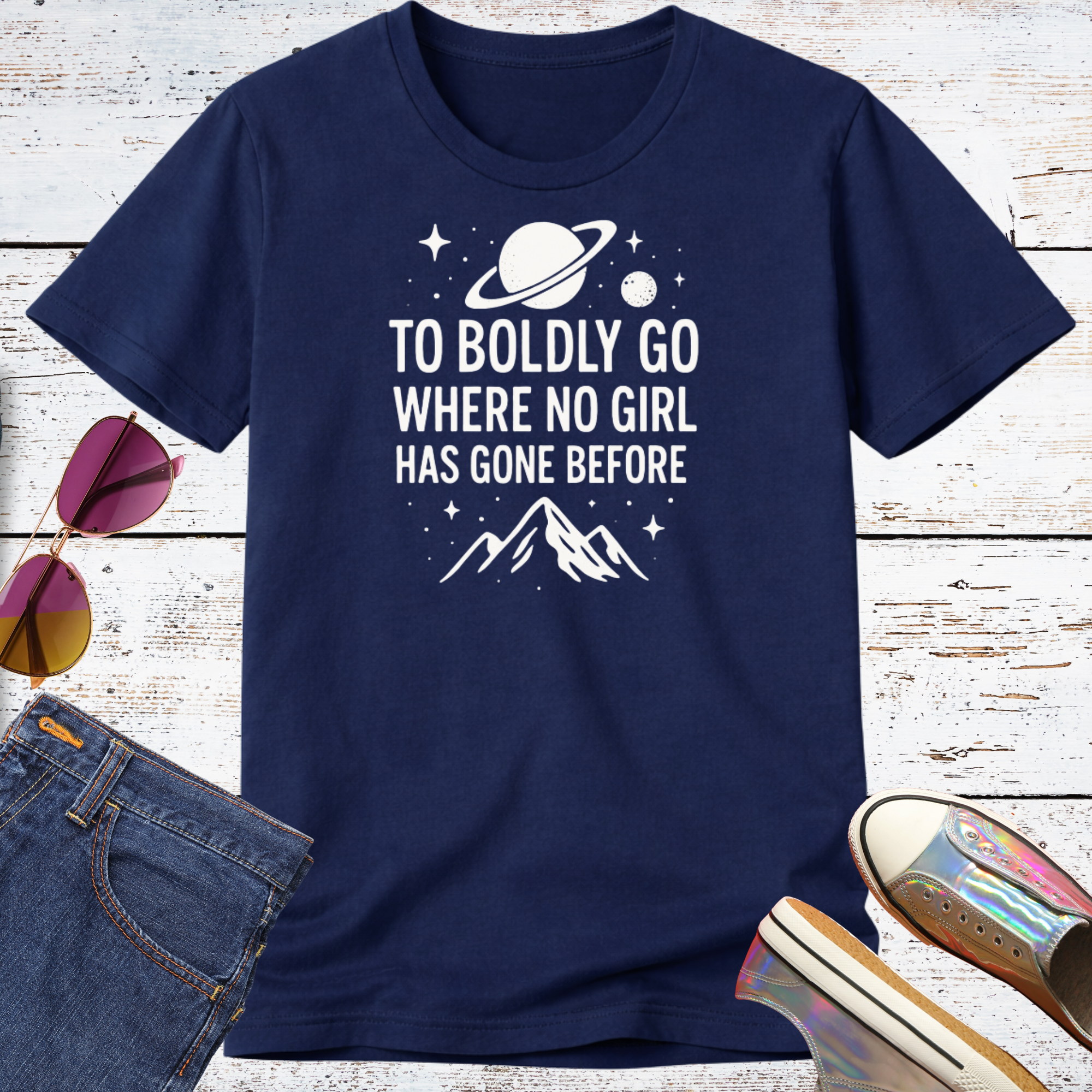 To Boldly Go Short Sleeve Tee