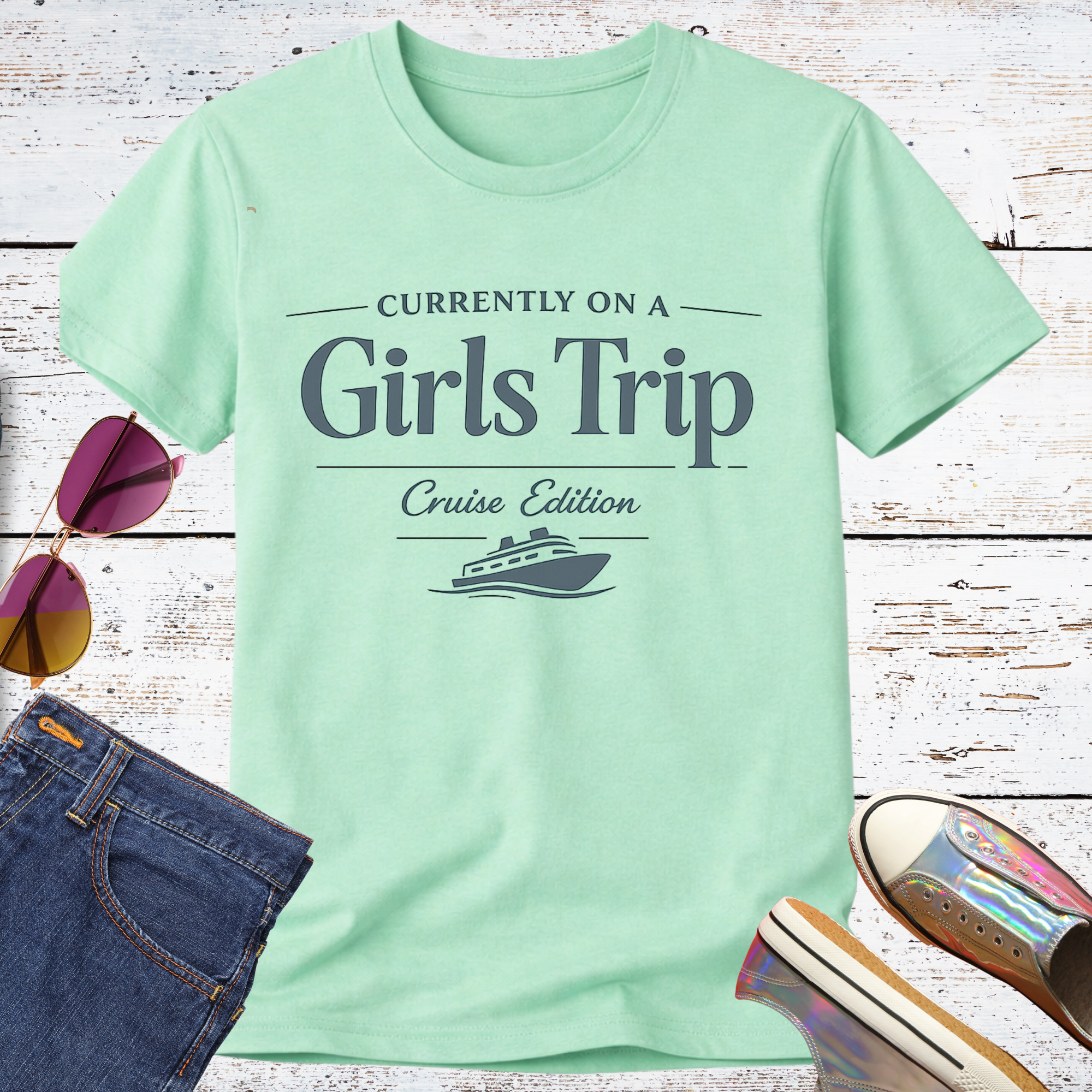 Cruise Edition Girls Trip Short Sleeve Tee
