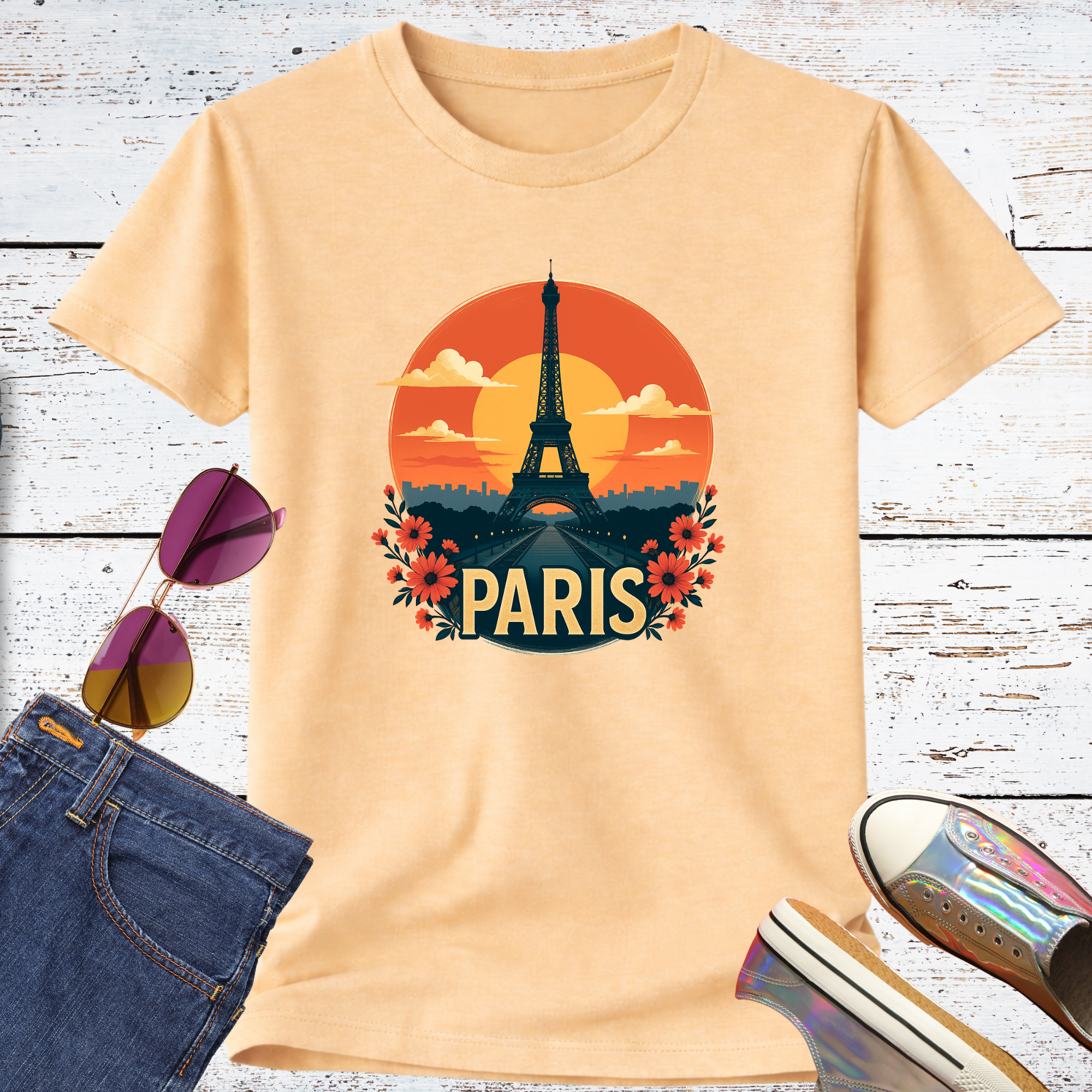 Springtime in Paris Short Sleeve Tee
