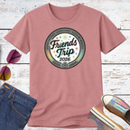 Friends Trip Badge Silver Short Sleeve Tee