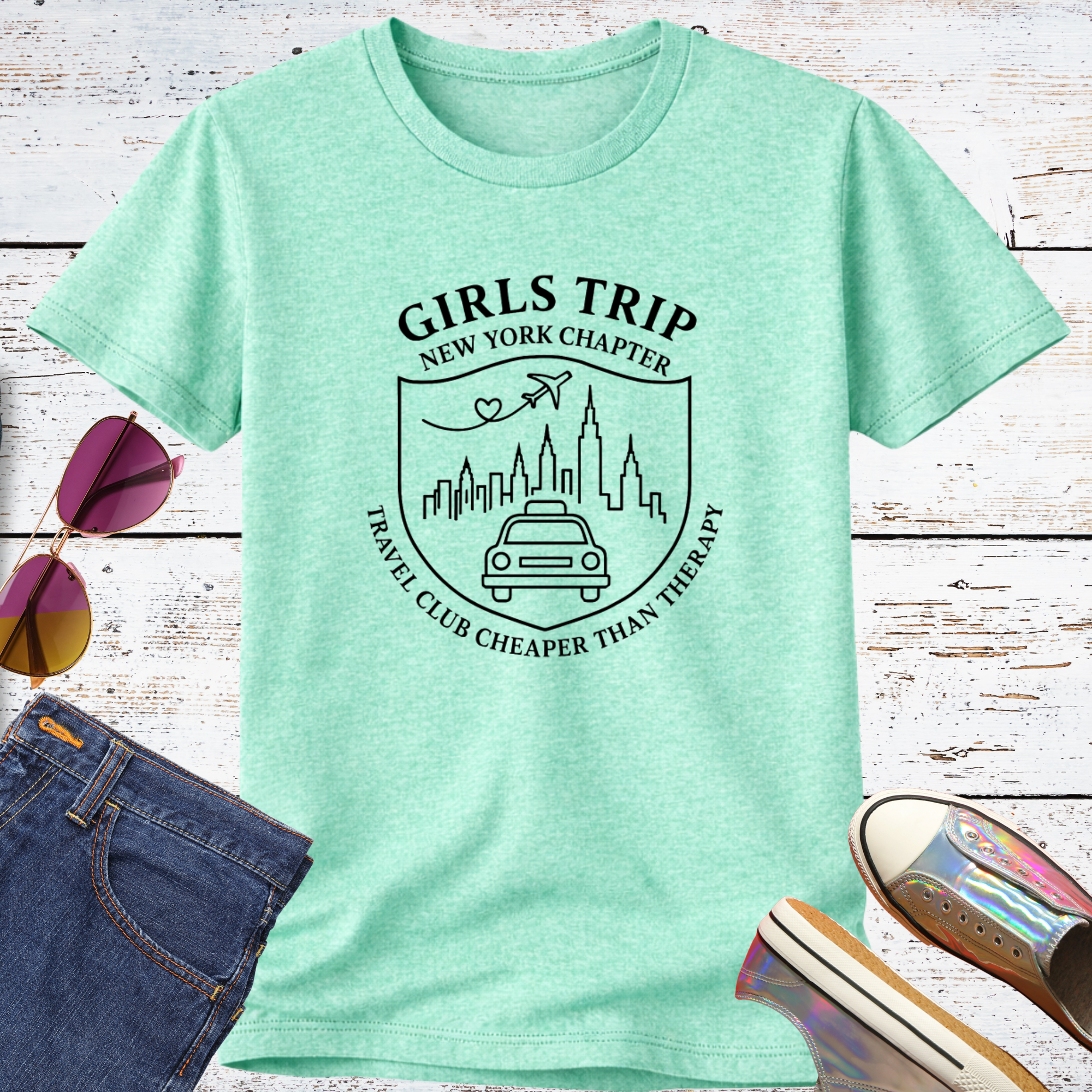 NYC Travel Club Short Sleeve Tee